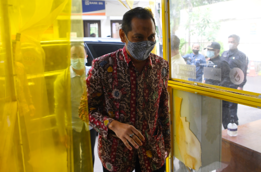 Wakil Ketua Komisi Pemberantasan Korupsi (KPK) Nurul Ghufron tiba di Komnas Ham, Jakarta, Kamis (17/6/2021). 