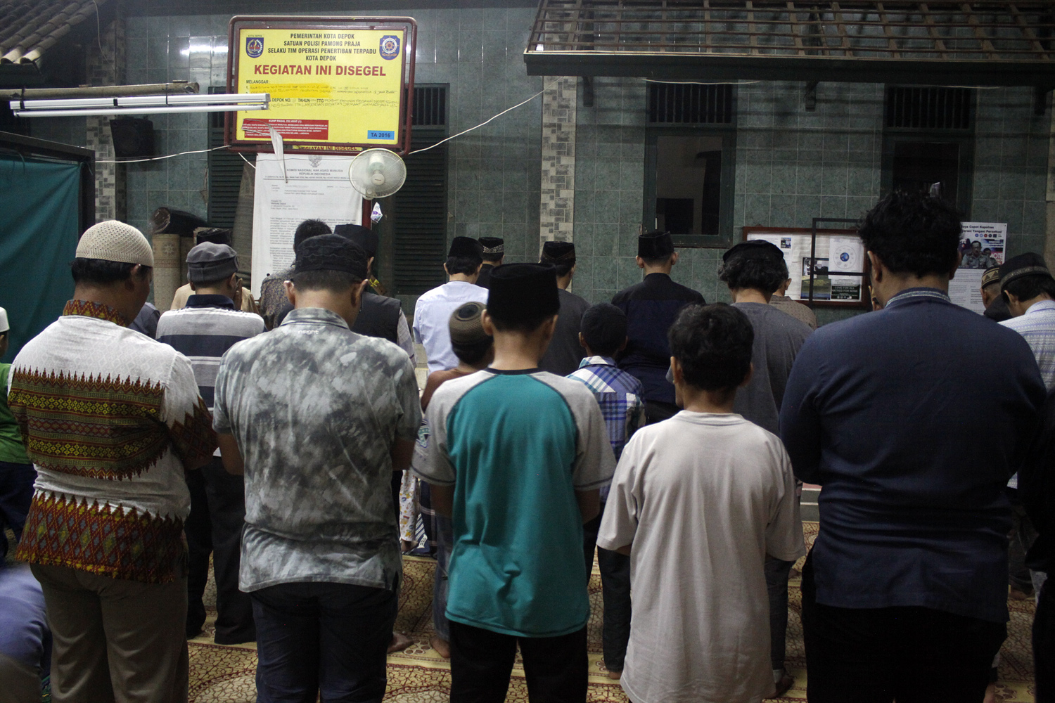 Ilustrasi penyegelan rumah ibadah