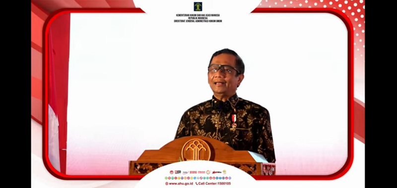 Menkopolhukam Mahfud MD