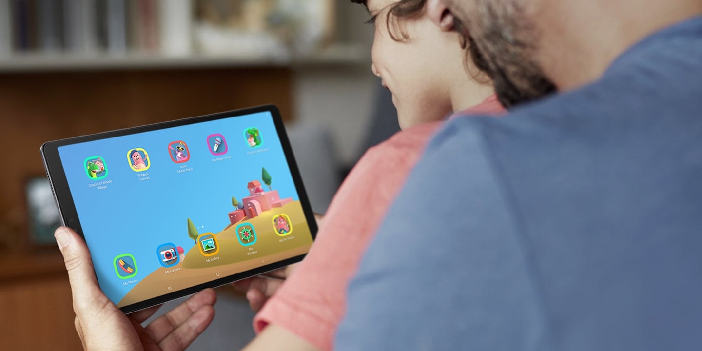 Ilustrasi penggunaan Samsung Galaxy Tab A7 Lite