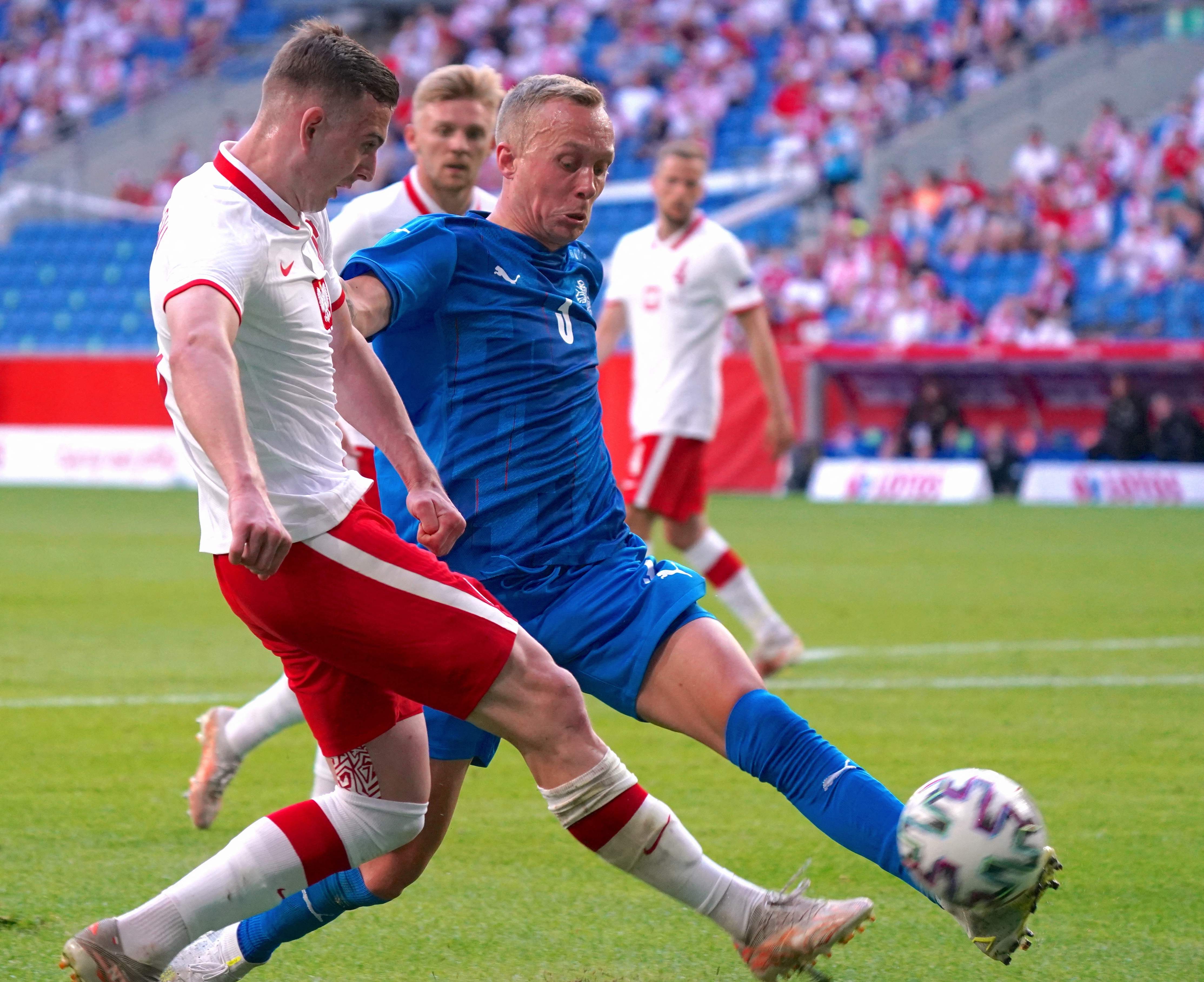 Laga persahabatan antara Polandia dan Islandia menjelang Piala Eropa 2020.