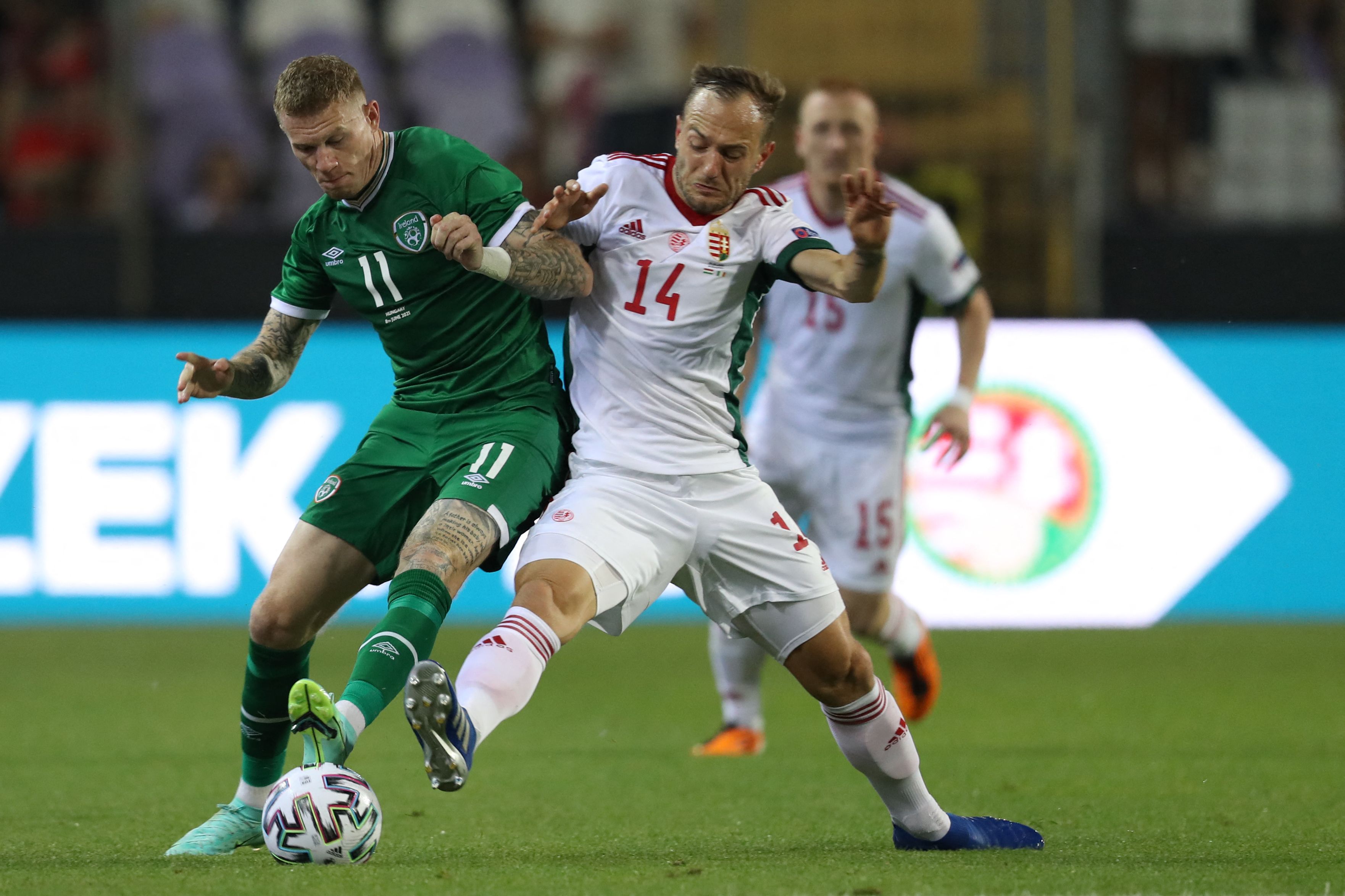 Laga persahabatan antara Hongaria dan Irlandia menjelang Piala Eropa 2020.