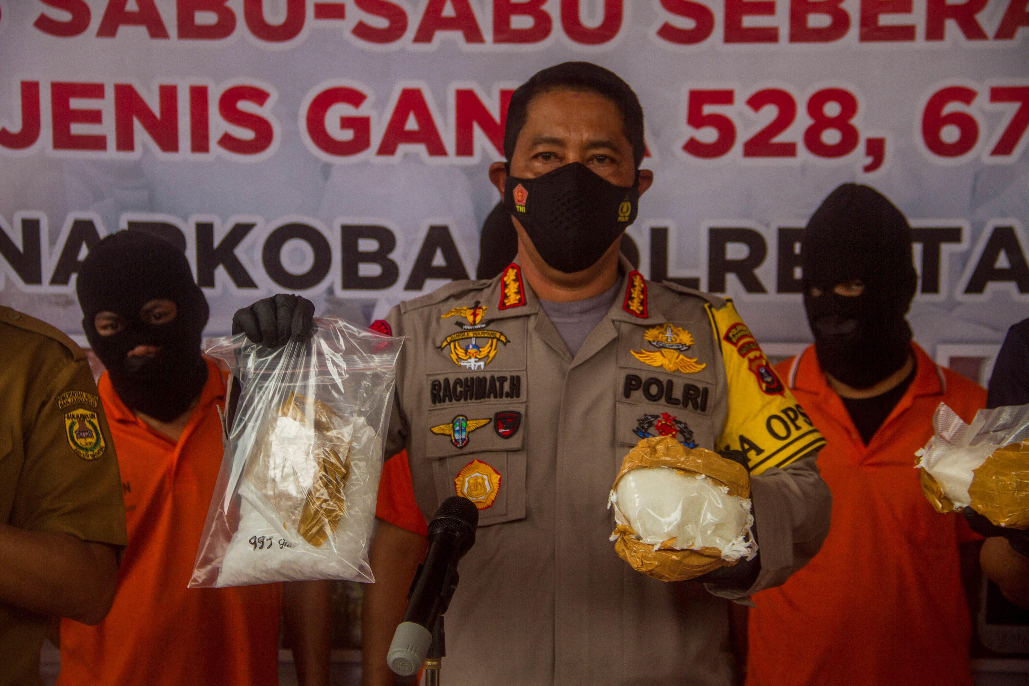 Polisi Banjarmasin Gagalkan Penyelundupan Sabu lewat Sungai