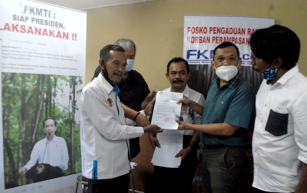 Tanah Dirampas Mafia Warga Muara Enim Minta Jokowi Turun Tangan