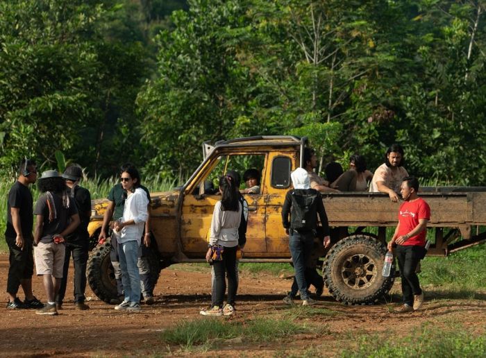 Suasana syuting film Ben & Jody yang direncanakan rilis Juli 2021.  