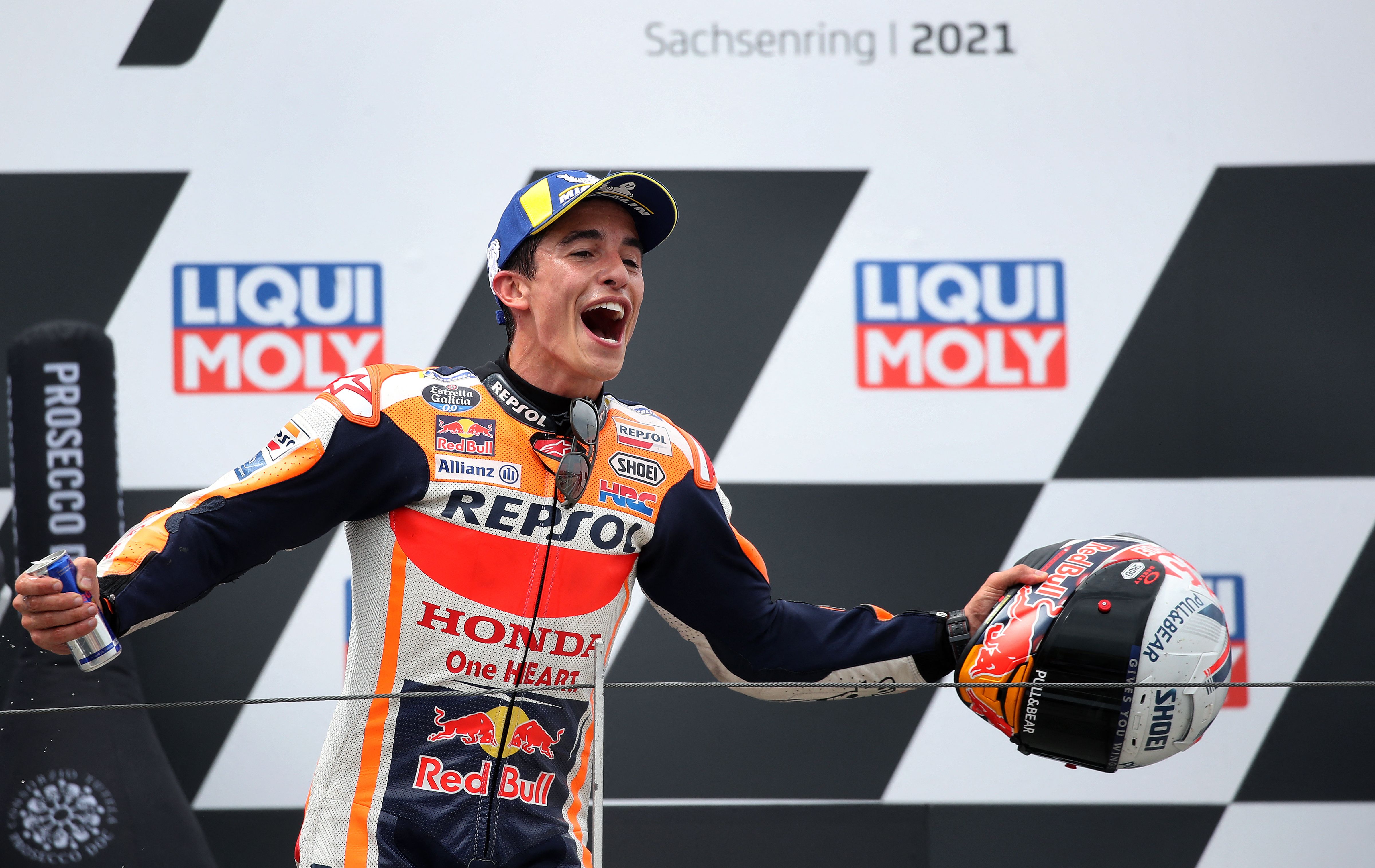Pembalap Repsol Honda Marc Marquez