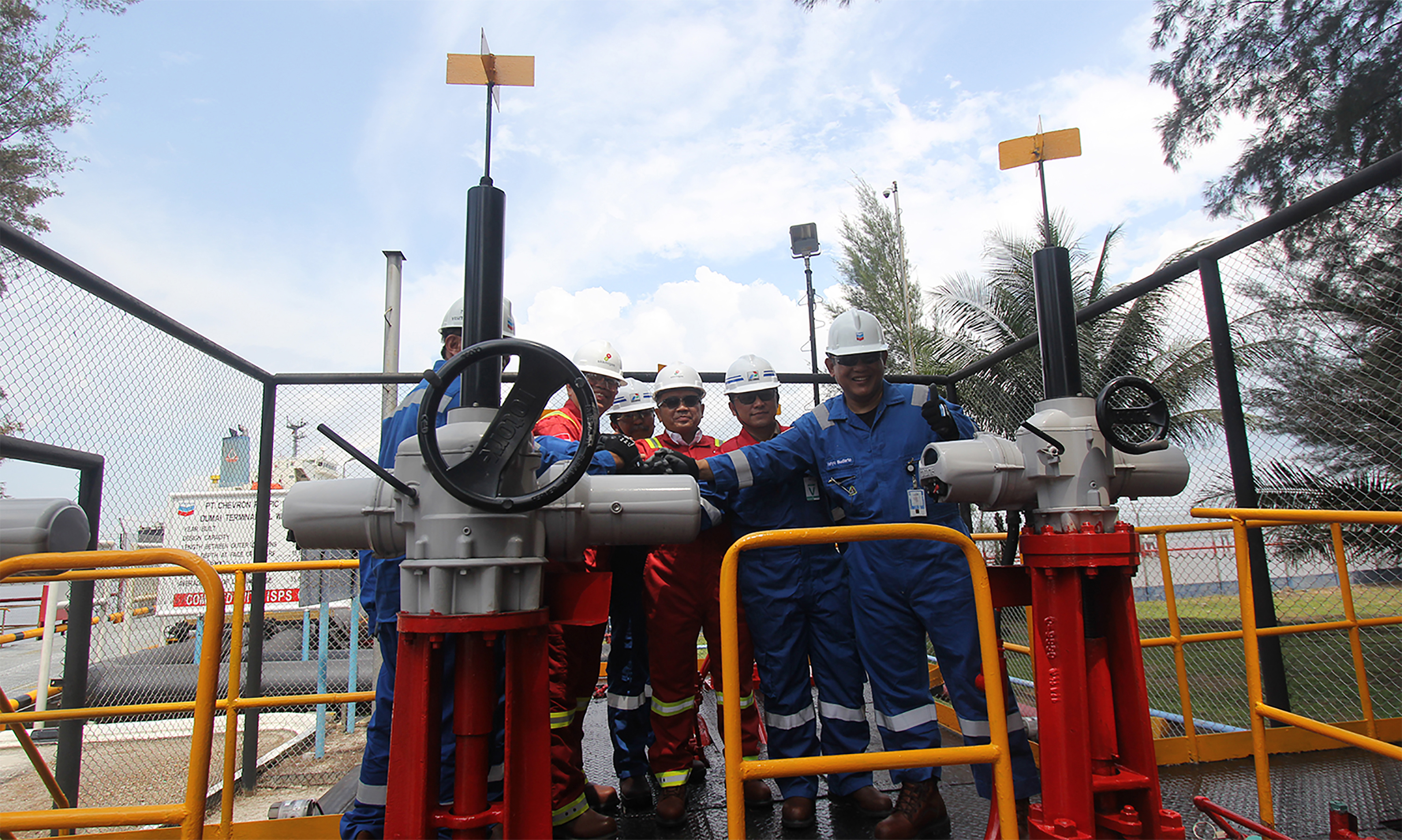 Produksi minyak blok Rokan. 