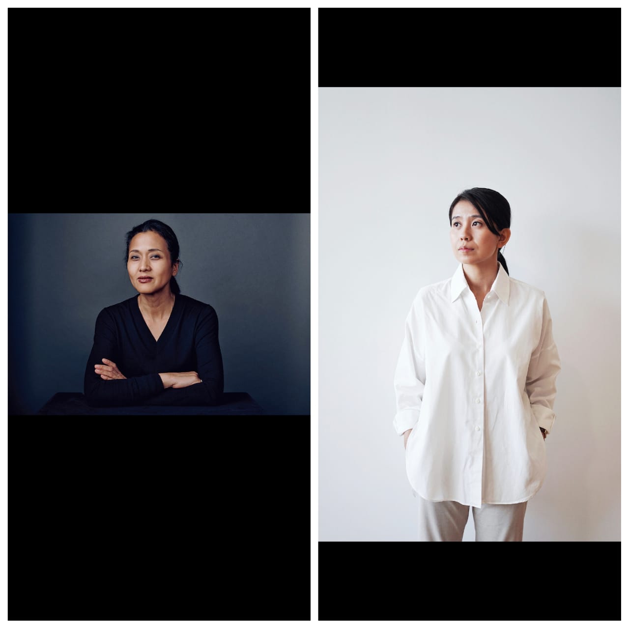 Amalia Wirjono (kiri) dan Nina Hidayat (kanan).