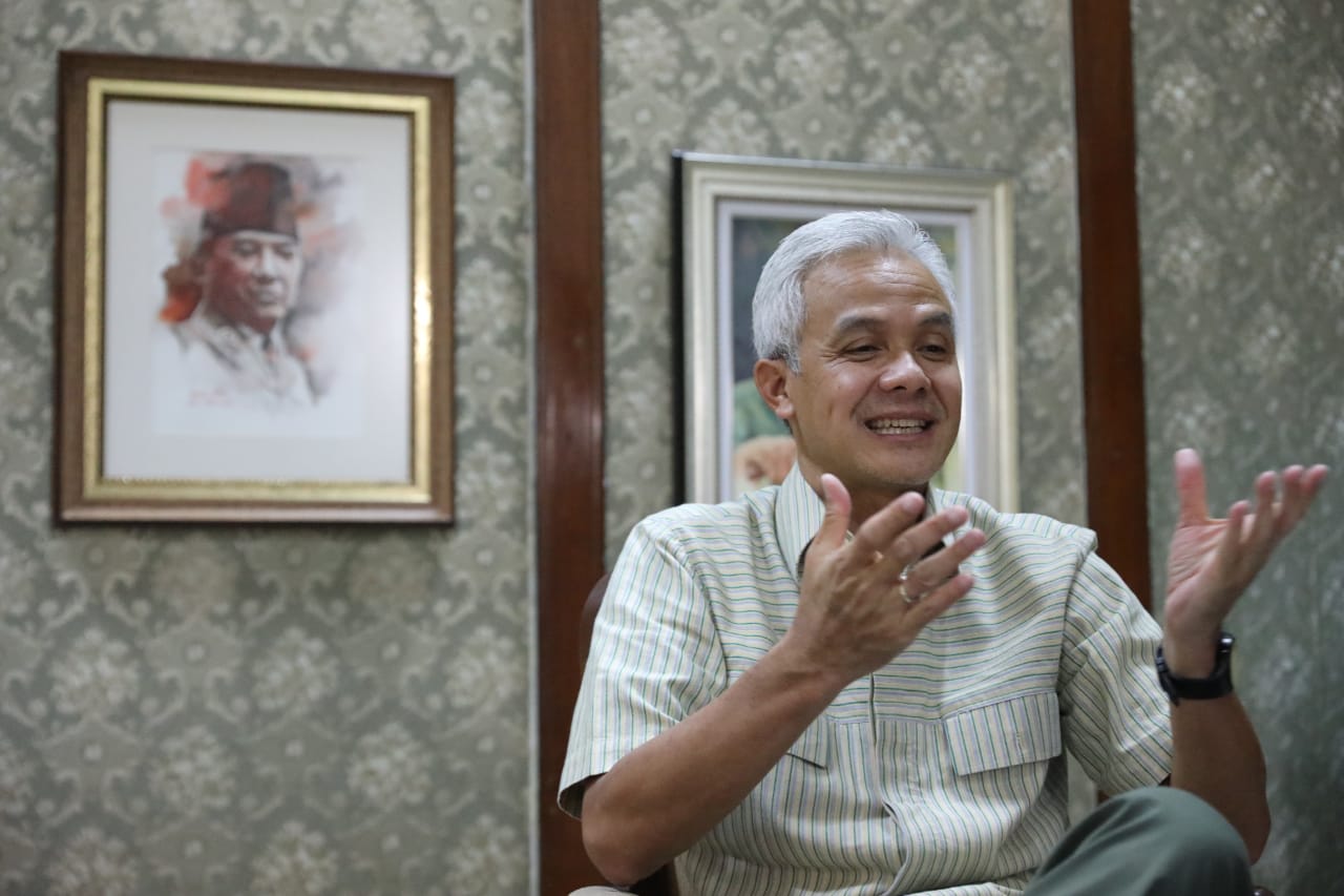 Gubernur Jawa Tengah Ganjar Pranowo.