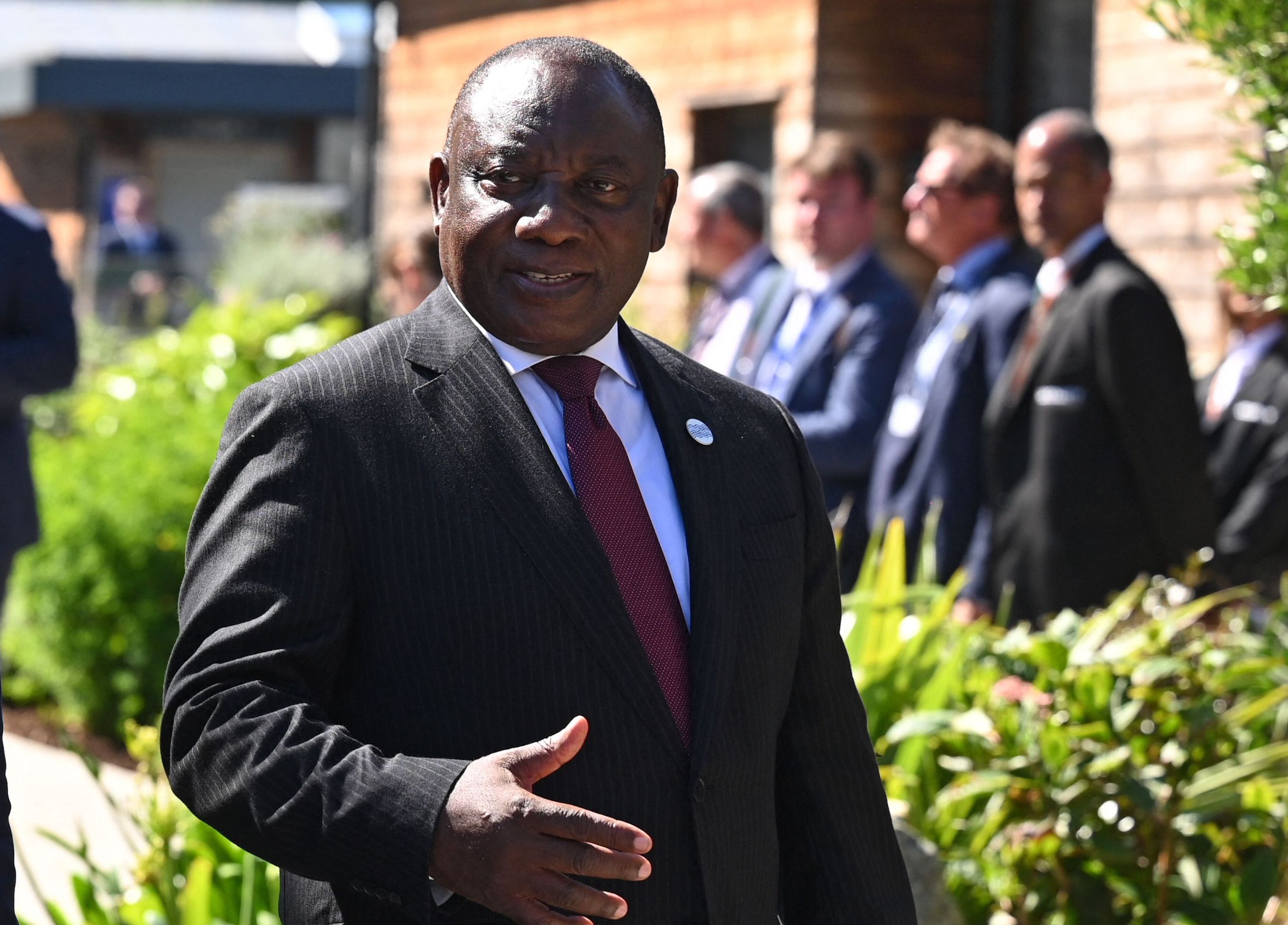Presiden Afrika Selatan Cyril Ramaphosa.