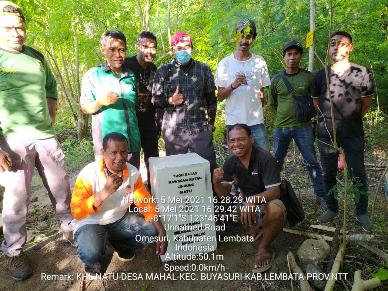 Penentuan tapal batas hutan dan desa di Kabupaten Lembata, NTT mengeluarkan sedikitnya 10 desa dari kawasan hutan.