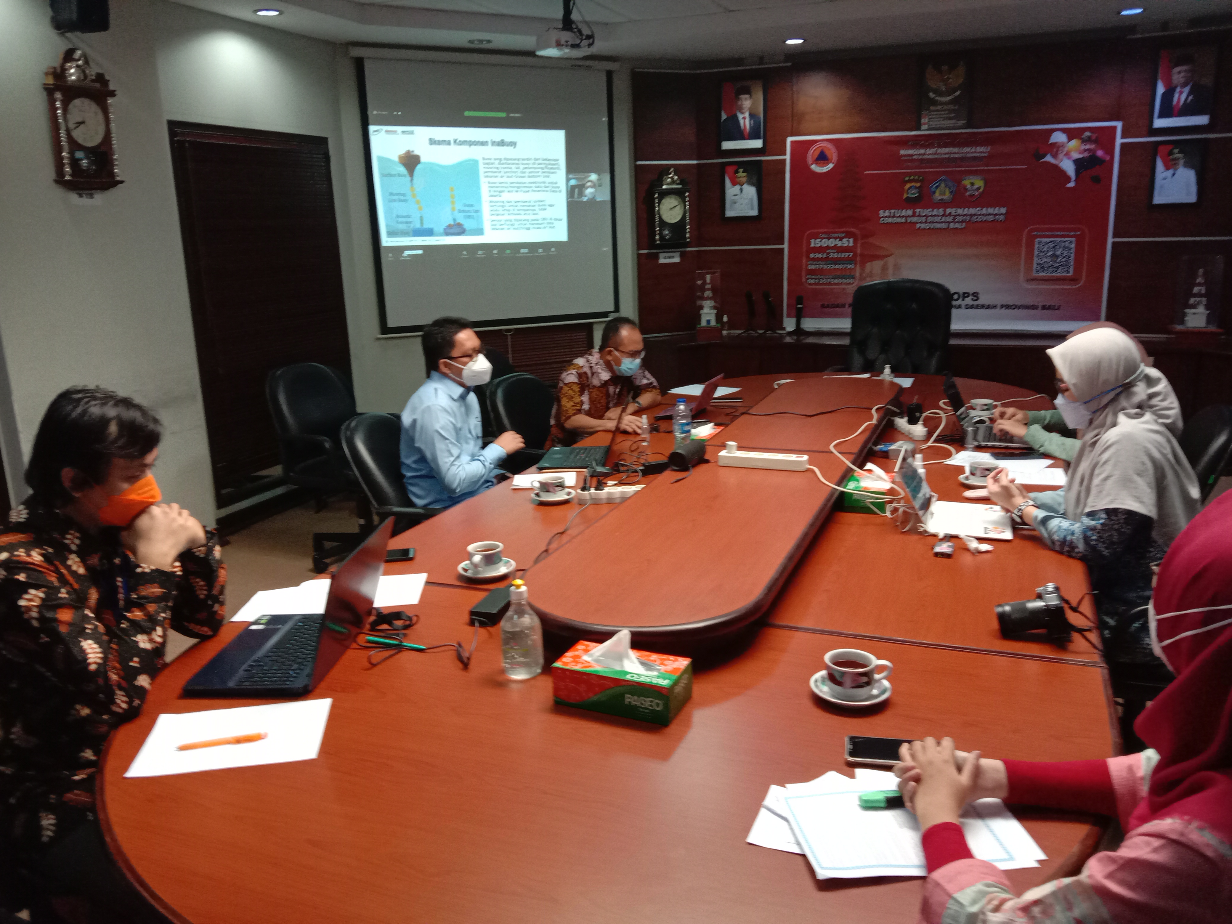 BPPT  melakukan sosialisasi tentang alat deteksi dini tsunami kepada masyarakat Bali, Kamis (3/6/2021)