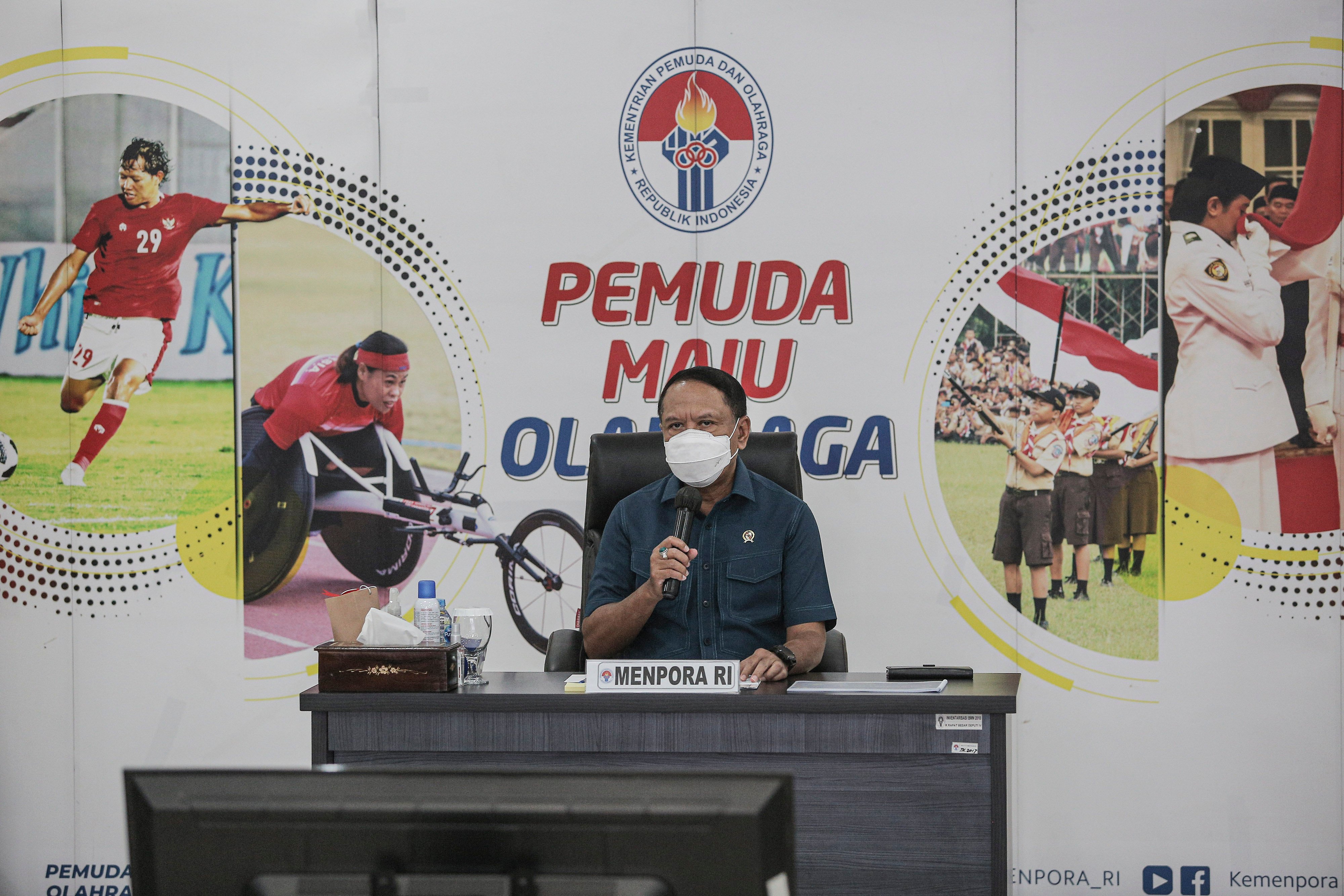 Menteri Pemuda dan Olahraga (Menpora) Zainudin Amali 