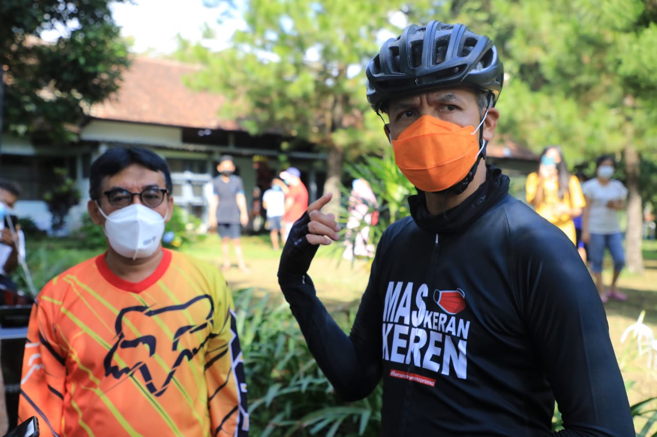 Ganjar Ingatkan Bahaya Penularan Covid-19 kepada Masyarakat