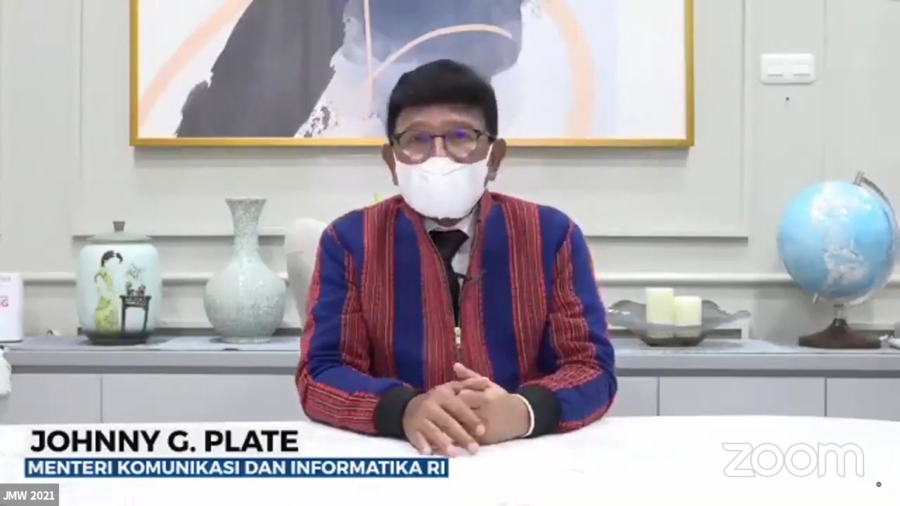Menkominfo Johnny G Plate.