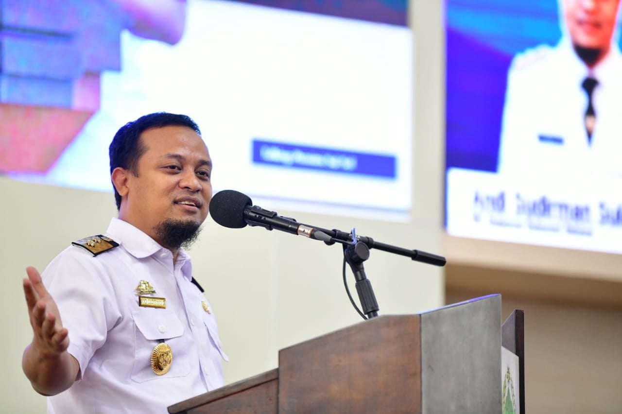 Pelaksana tugas (Plt) Gubernur Sulsel, Andi Sudirman Sulaiman.