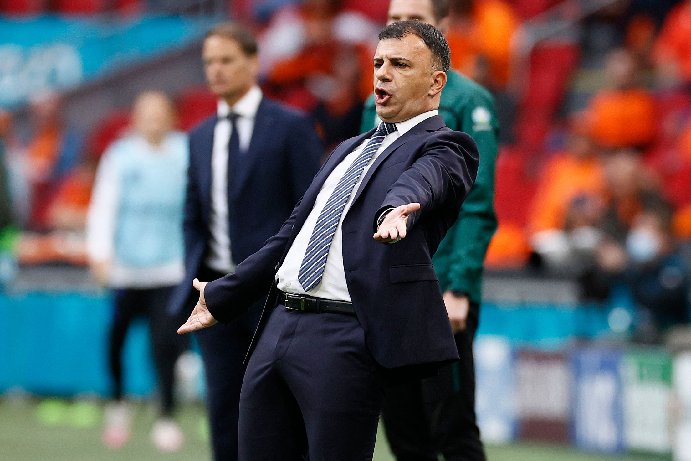 Pelatih Makedonia Utara Igor Angelovski