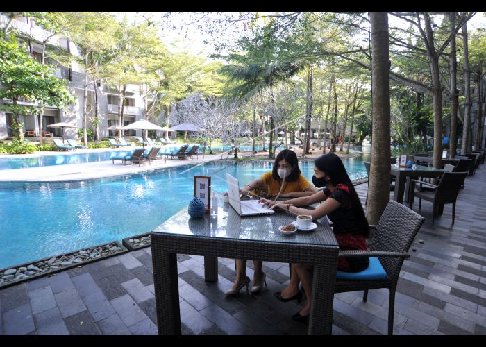 Ilustrasi work from Bali