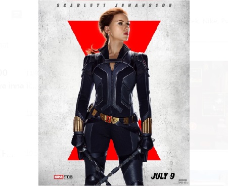 Poster film Black Widow yang akan tayang 9 Juli 2021.