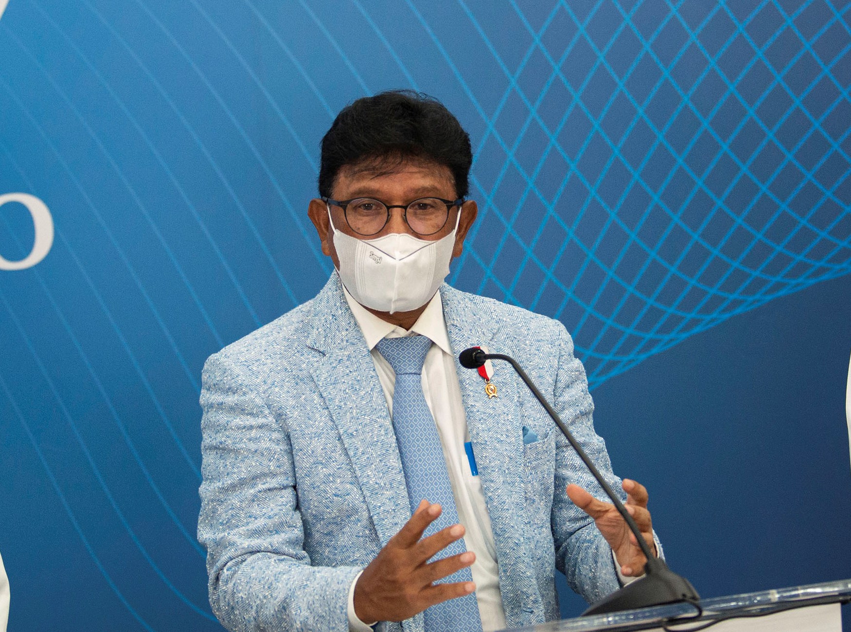  Menteri Komunikasi dan Informatika Johnny Gerard Plate.