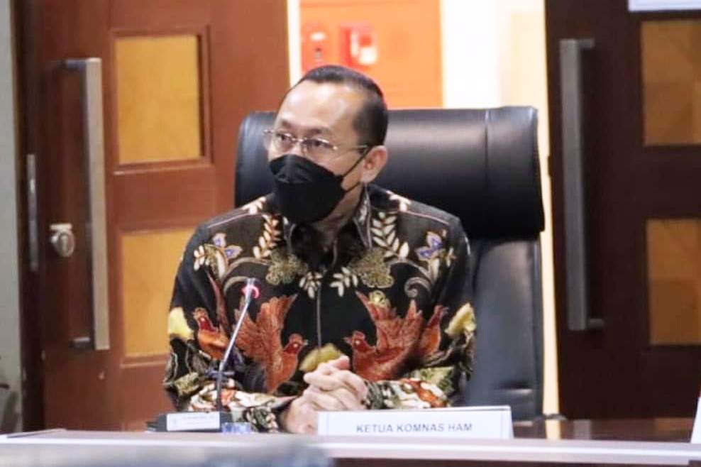 Ketua Komnas HAM Ahmad Taufan Damanik.