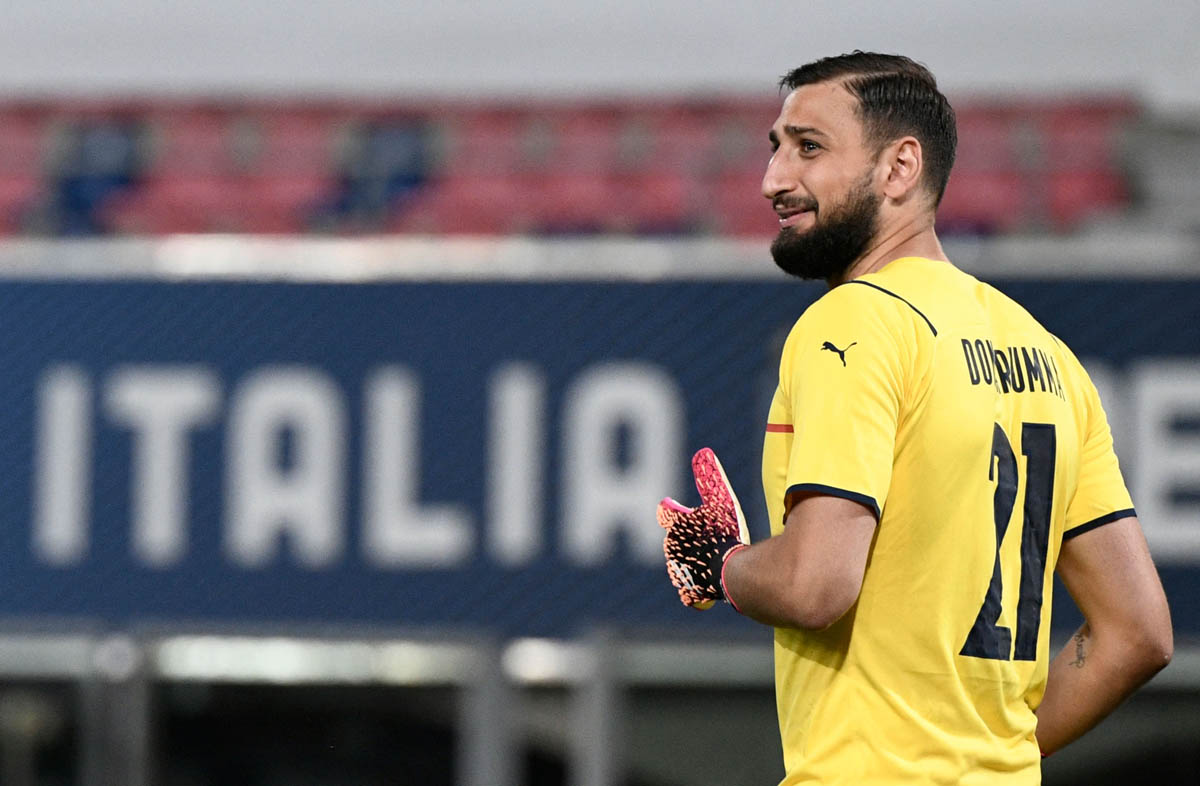 Kiper timnas Italia Gianluigi Donnarumma