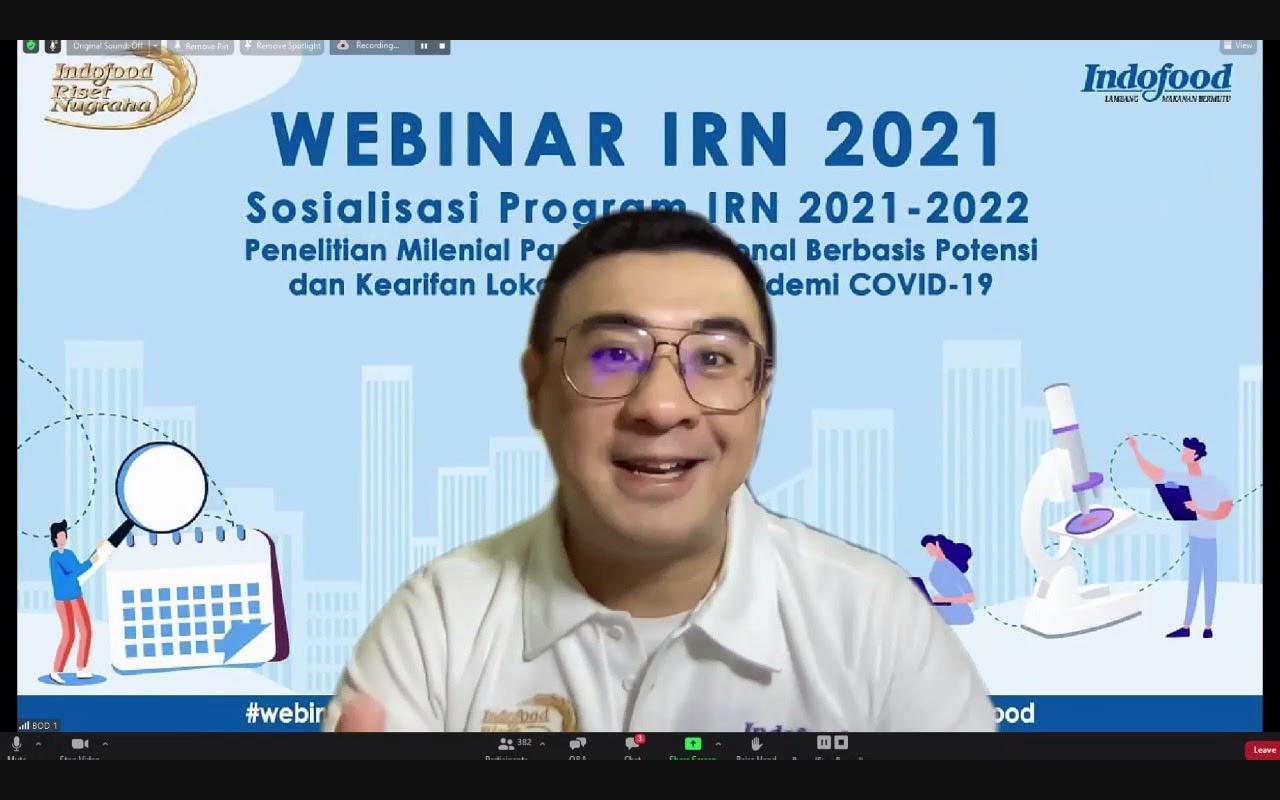 Direktur Indofood Sukses Makmur ANton Salim dalam peluncuran IRN