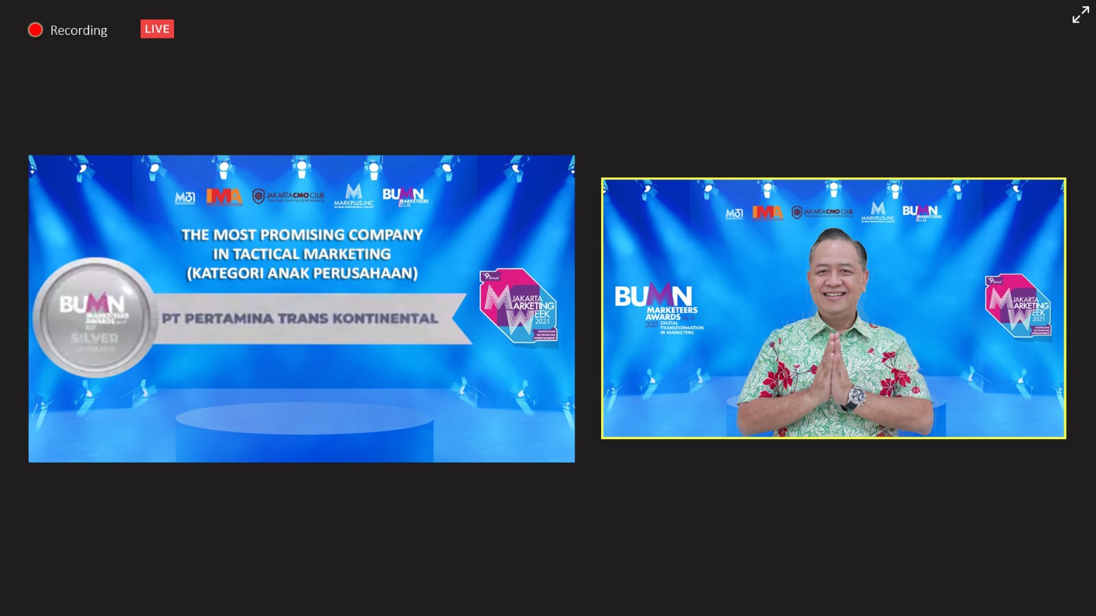 Pertamina Trans Kembali Raih Marketeers Award