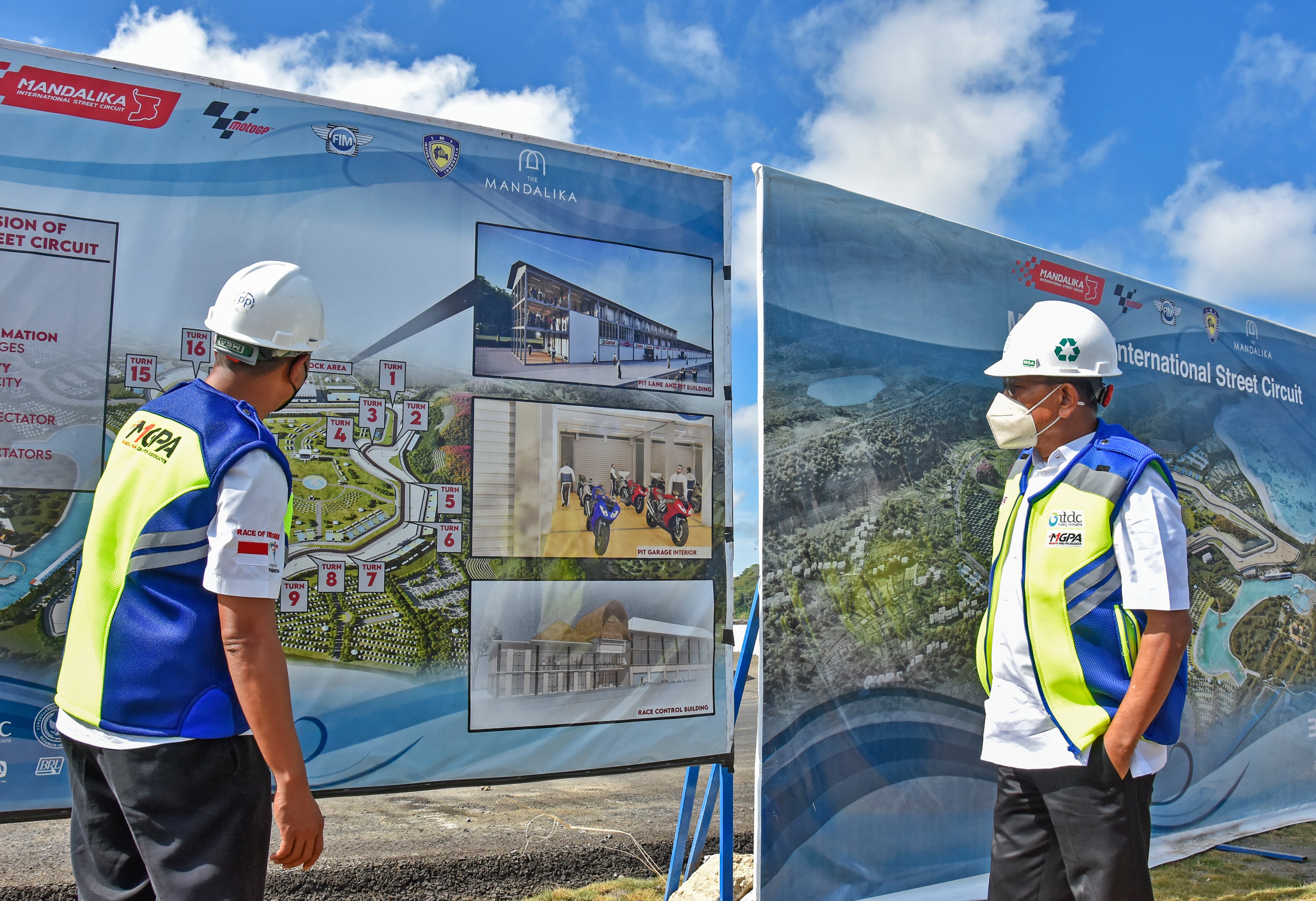 Kepala Staf Kepresidenen Moeldoko meninjau Sirkuit Mandalika