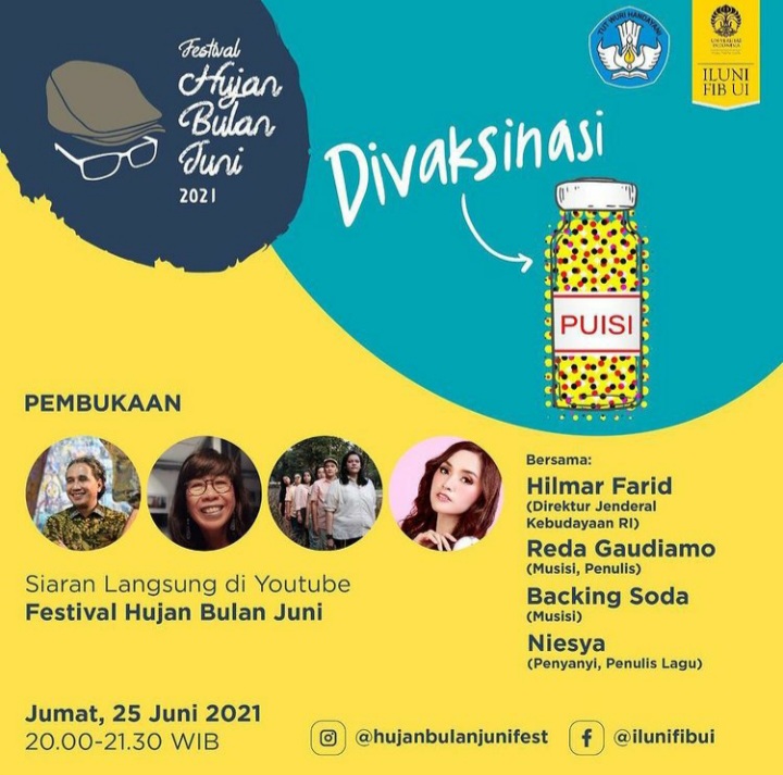 poster Festuval Hujan Bulan Juni