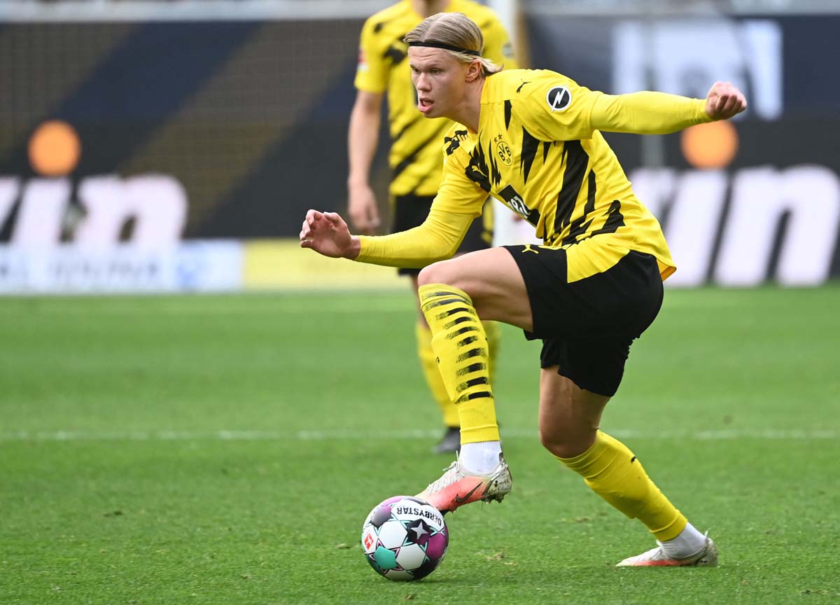 Striker Borussia Dortmund Braut Eerling Haaland.   