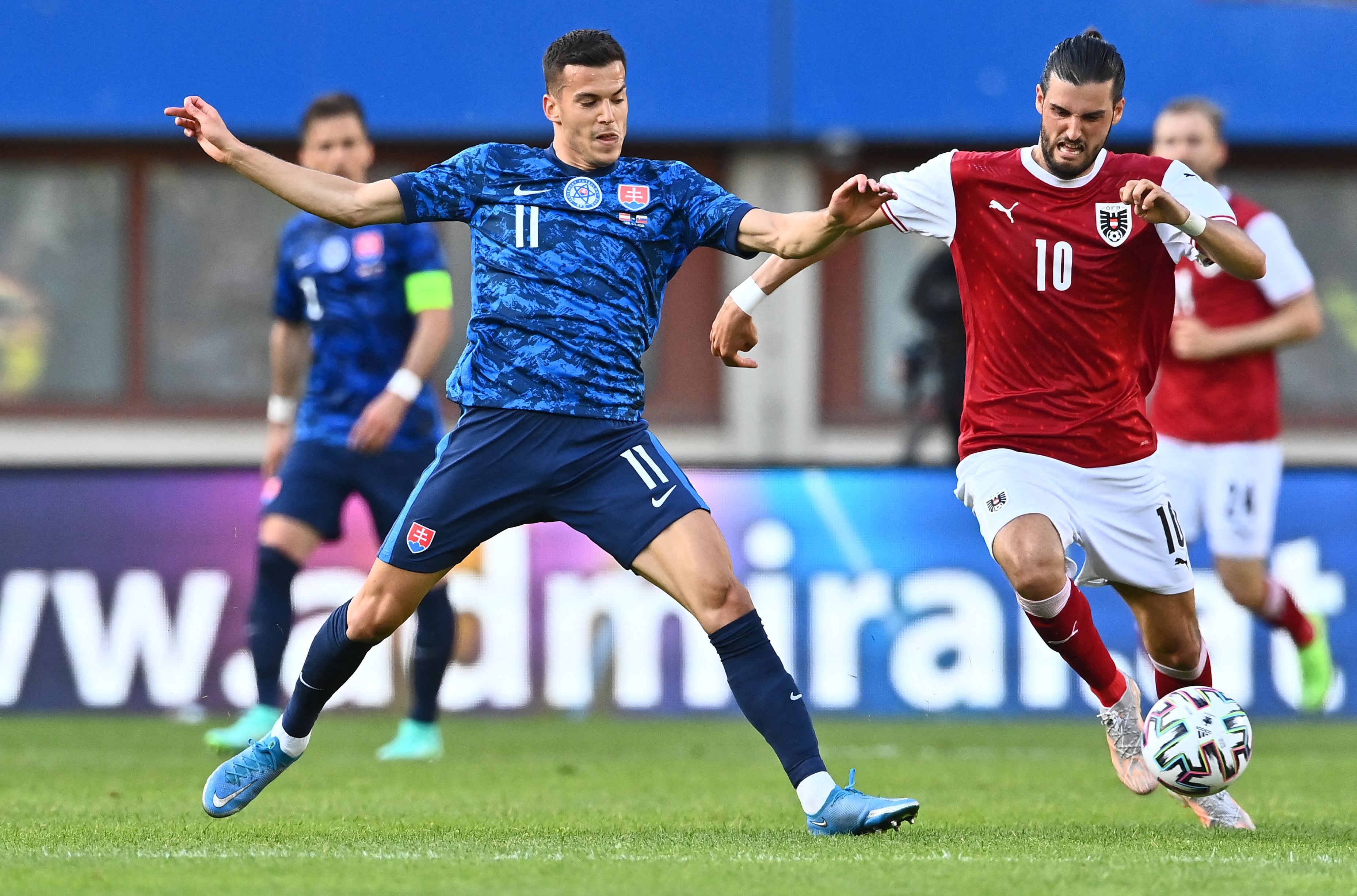 Laga persahabatan antara Austria dan Slovakia menjelang Piala Eropa 2020.