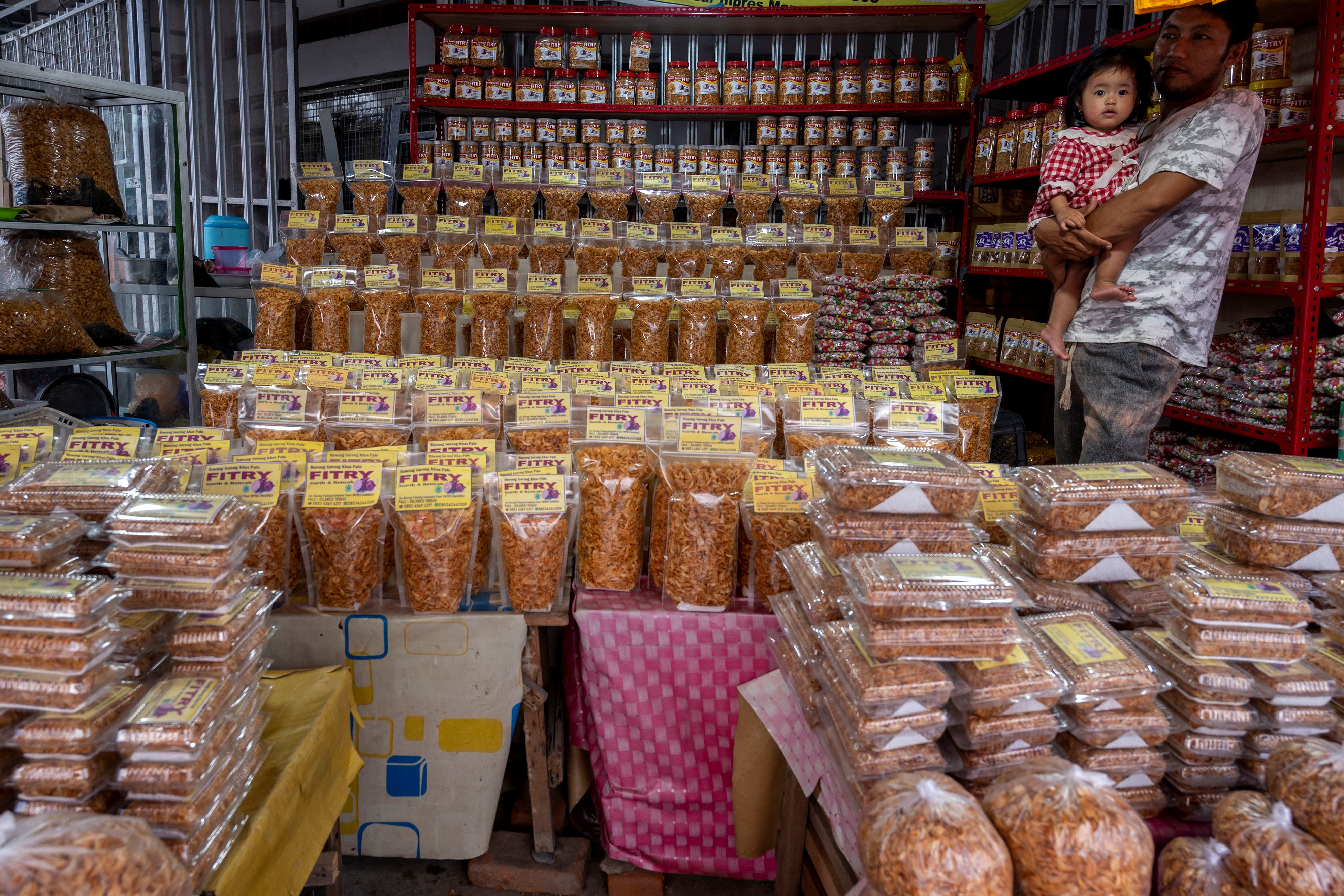 Ilustrasi pedagang UMKM.