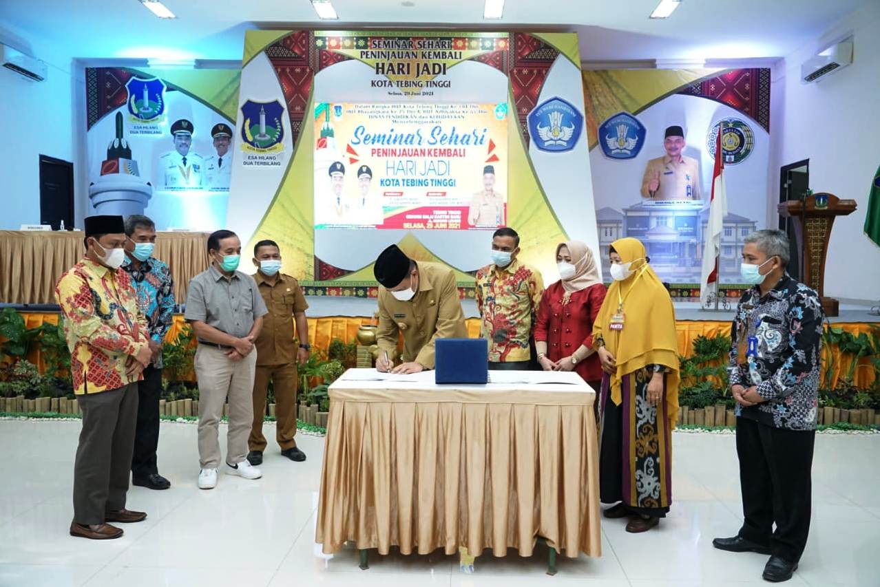 Peringati Hari Jadi Kota Tebing Tinggi, Wali Kota Ingatkan Jangan Lupa Sejarah
