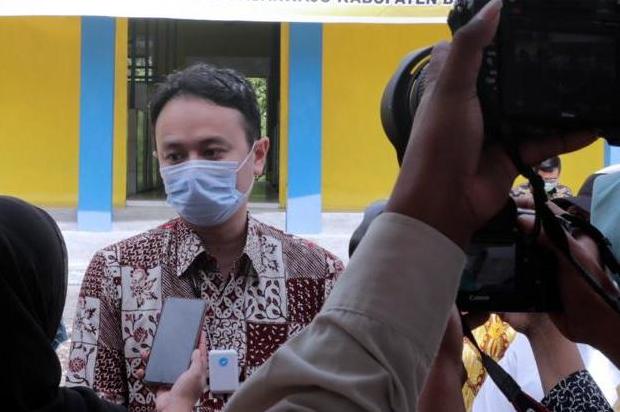 Wakil Menteri Perdagangan Jerry Sambuaga saat diwawancarai wartawan.