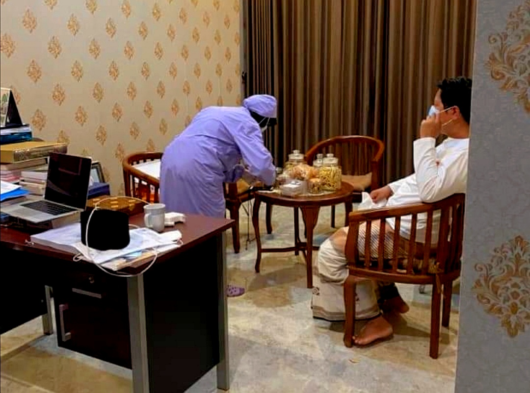 Ketua MUI M Cholil Nafis positif covid-19 pulang dari perjalanan luar kota.