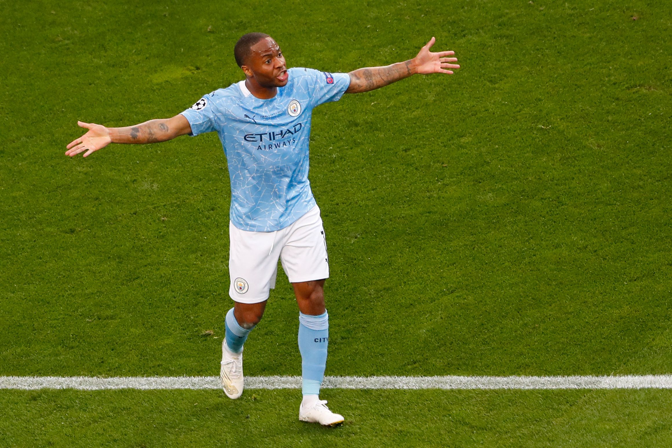 Penyerang Manchester City Raheem Sterling