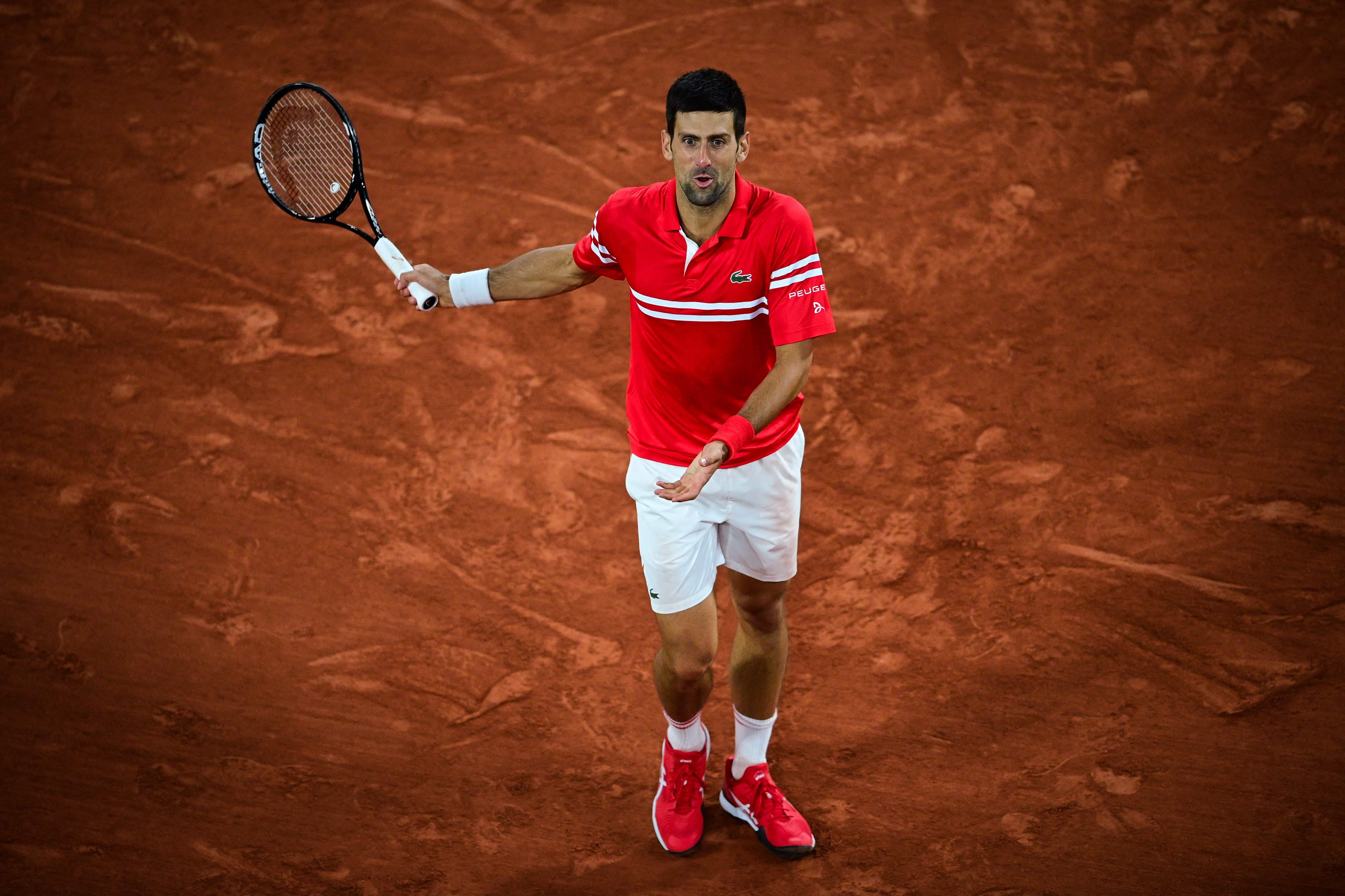Petenis Serbia Novak Djokovic