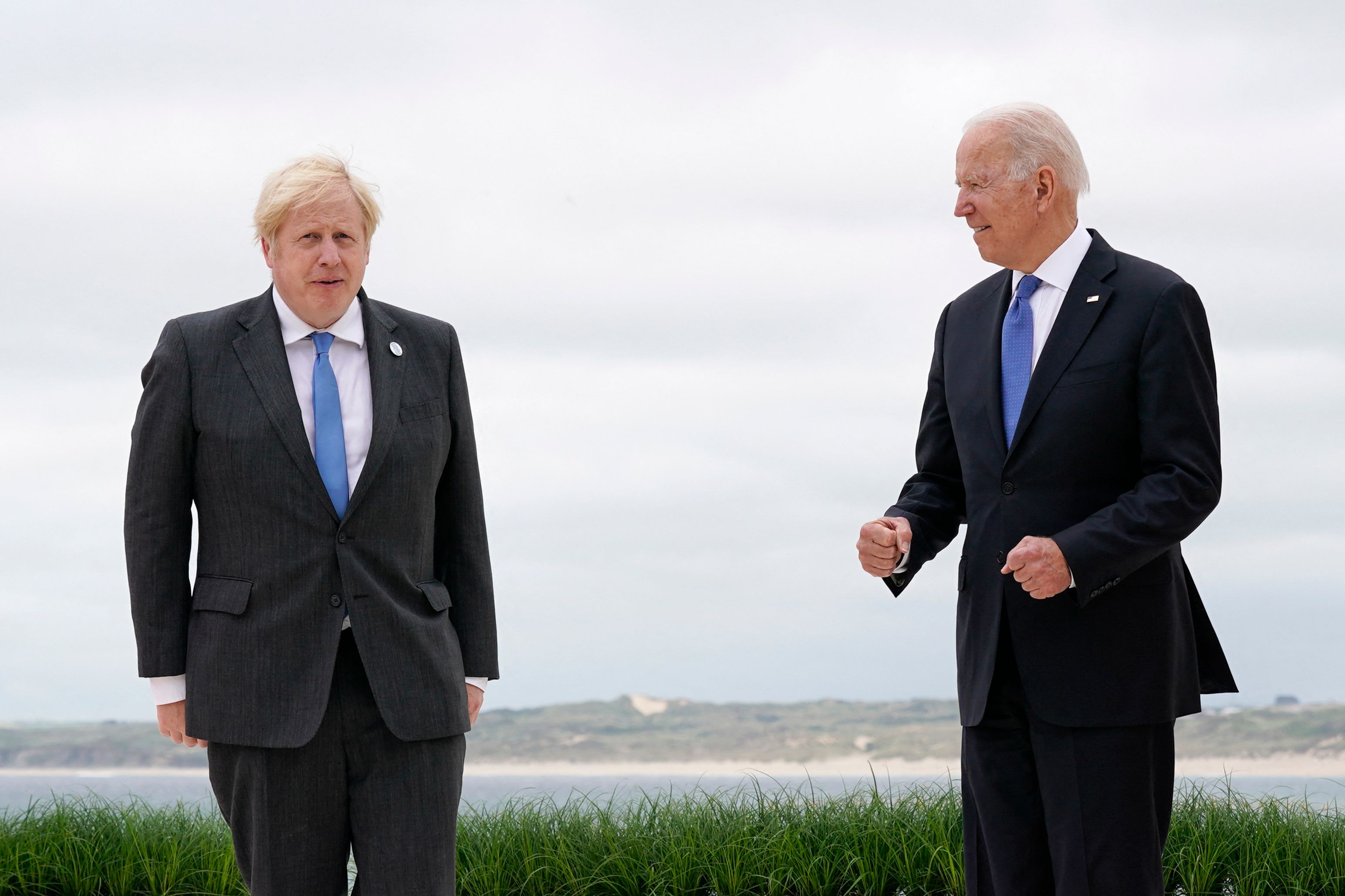 Pertemuan PM Inggris Boris JOhnson dengan Presiden AS Joe Biden