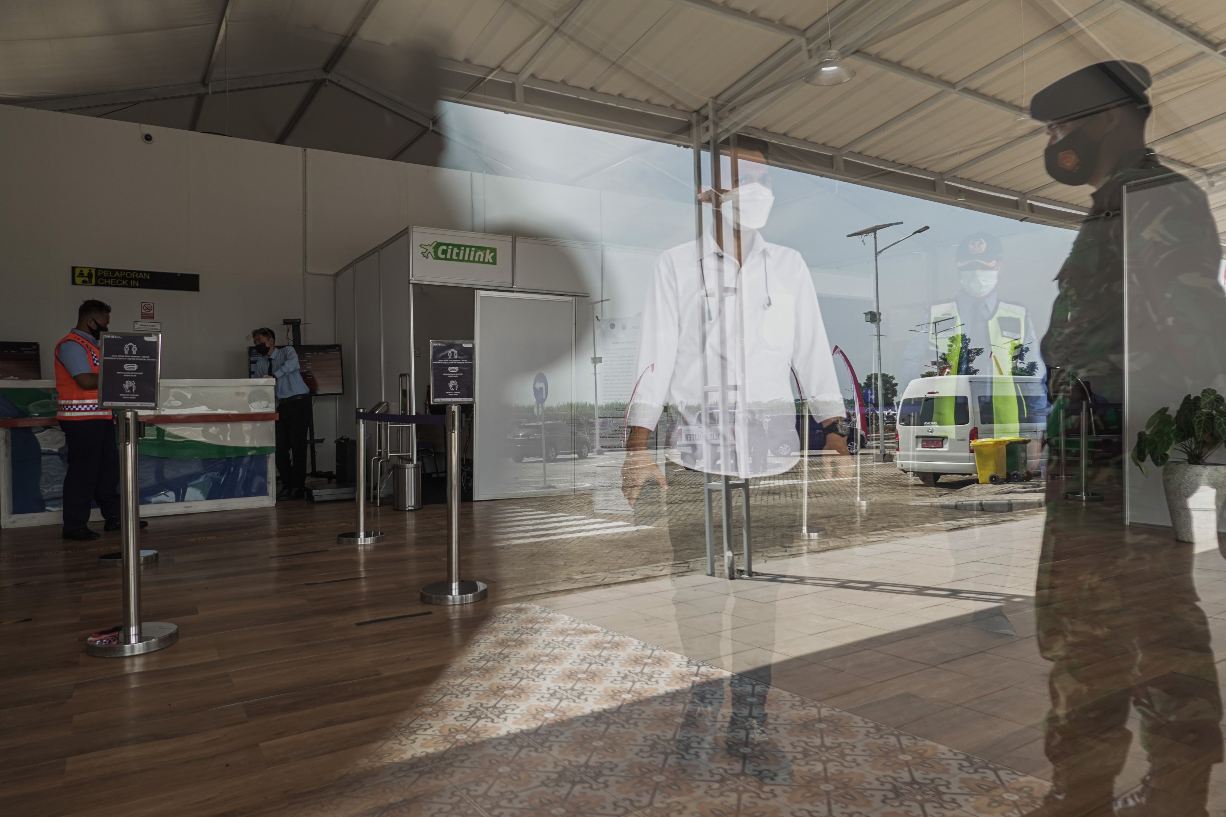 Simulasi operasional bandara Jenderal Soedirman d Piurbalingga, Jawa tengah