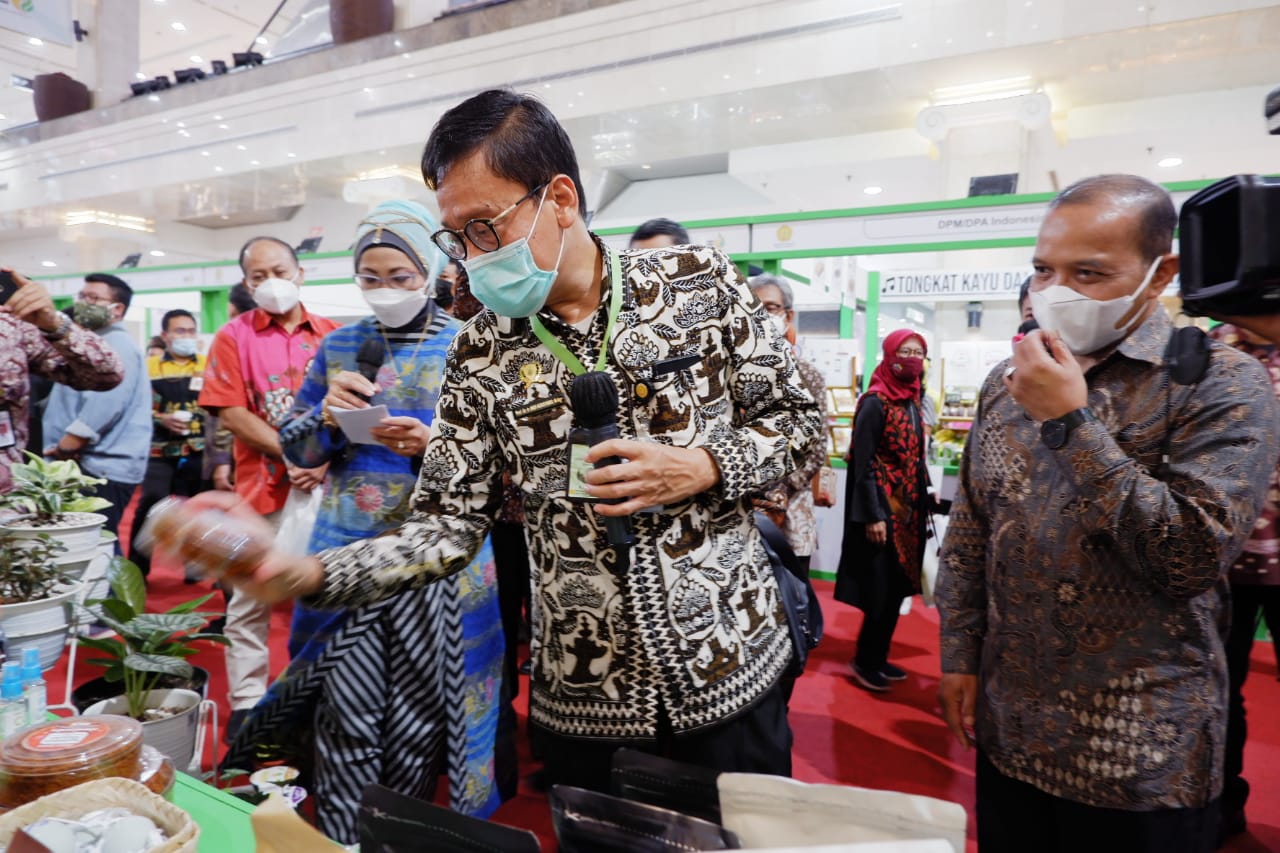 Kepala BPPSDMP, Kementan, Dedi Nursyamsi saat membuka acara The 2'nd MIA Expo 2021 di Yogyakarta, Sabtu (12/6/2021). 