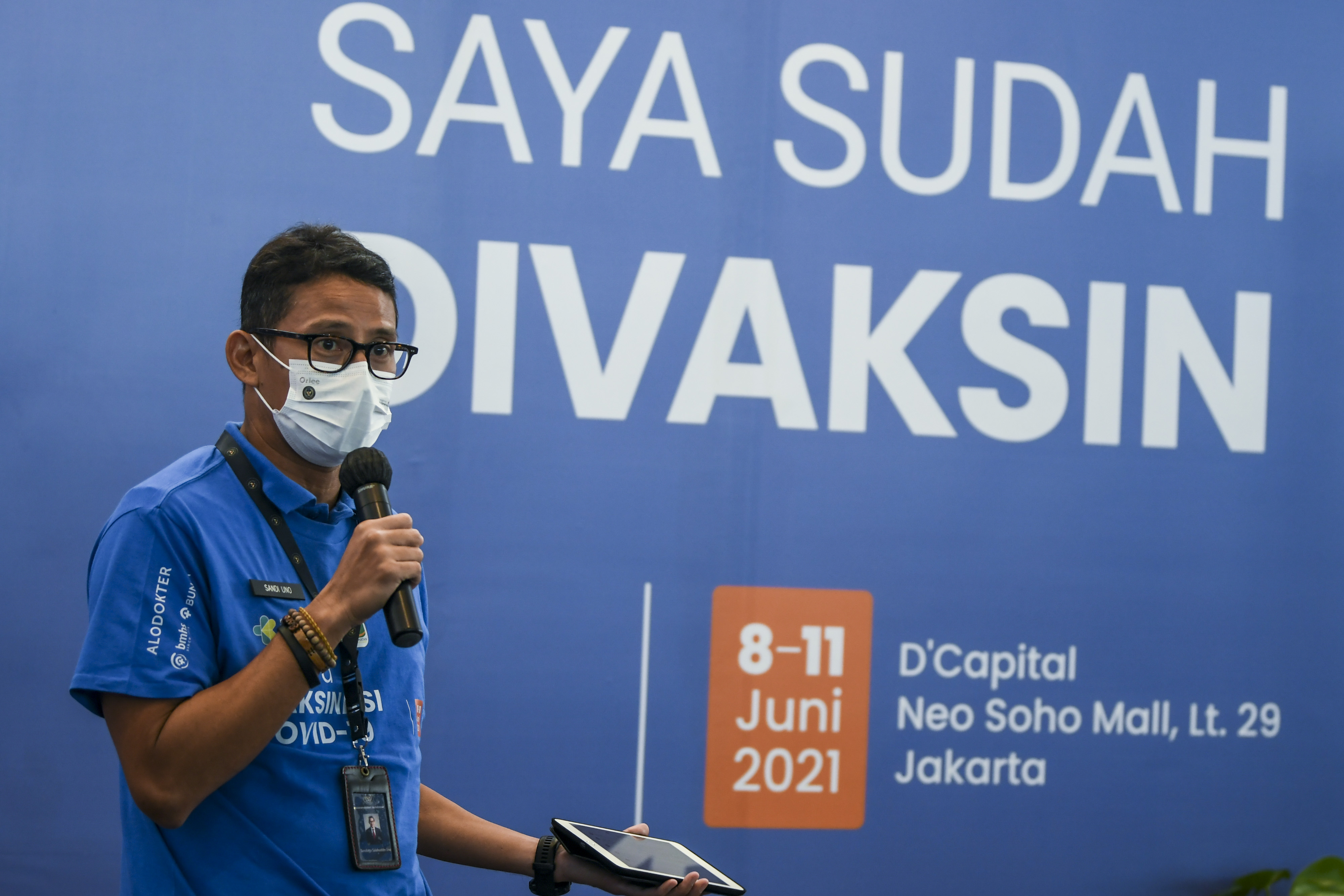 Menteri Pariwisata dan Ekonomi Kreatif Sandiaga Uno 