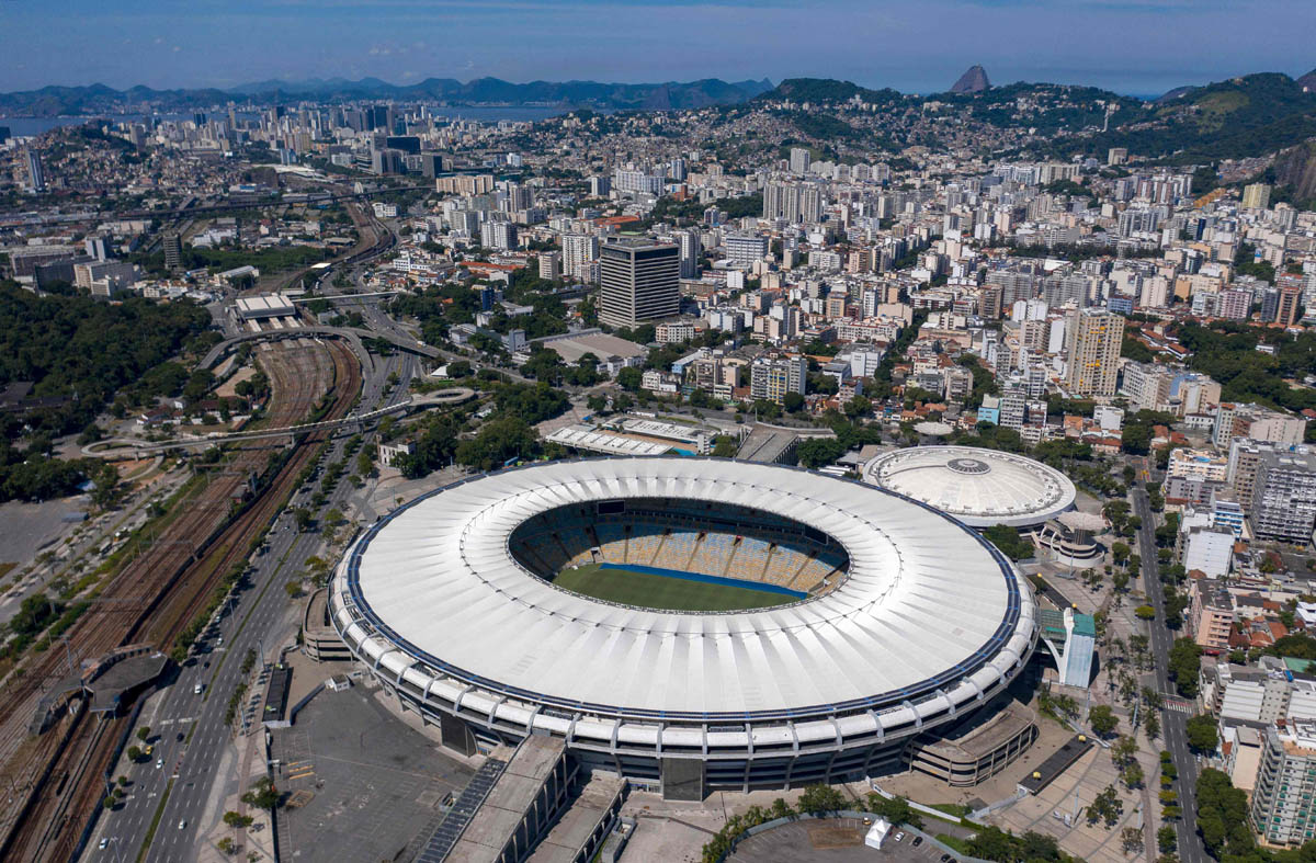 Stadion Maracana, Rio De Janeiro dijadwalkan menjadi arena laga final Copa America 2021.   
