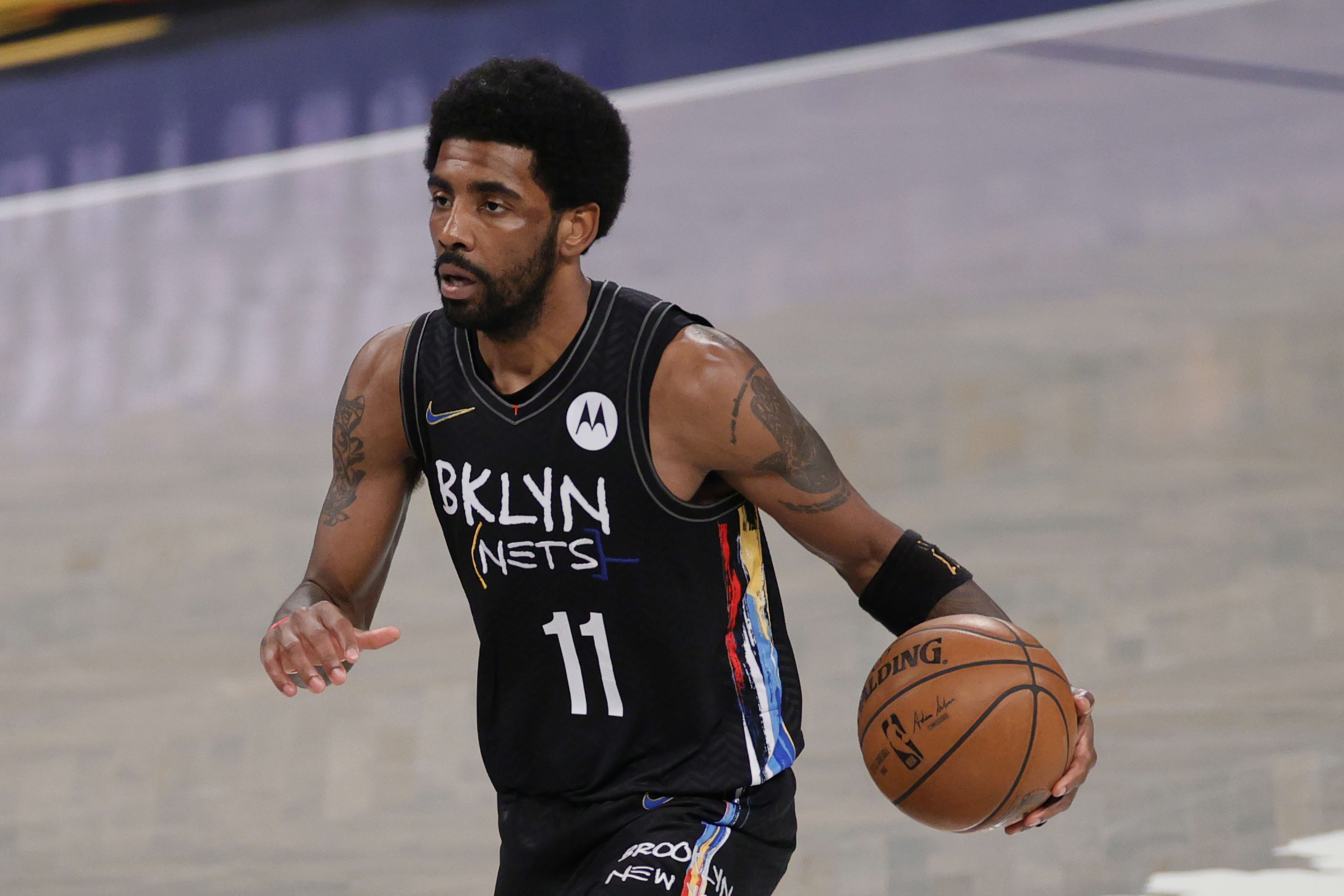 Pemain Brooklyn Nets Kyrie Irving
