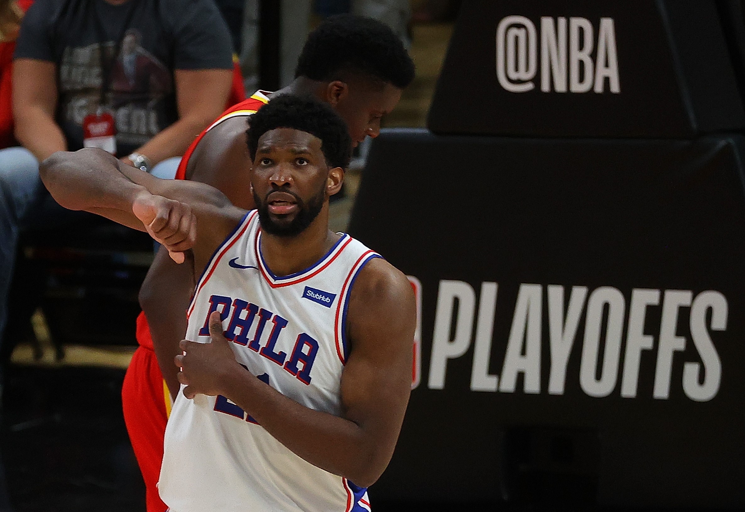 Pemain Philadelphia 76ers Joel Embiid