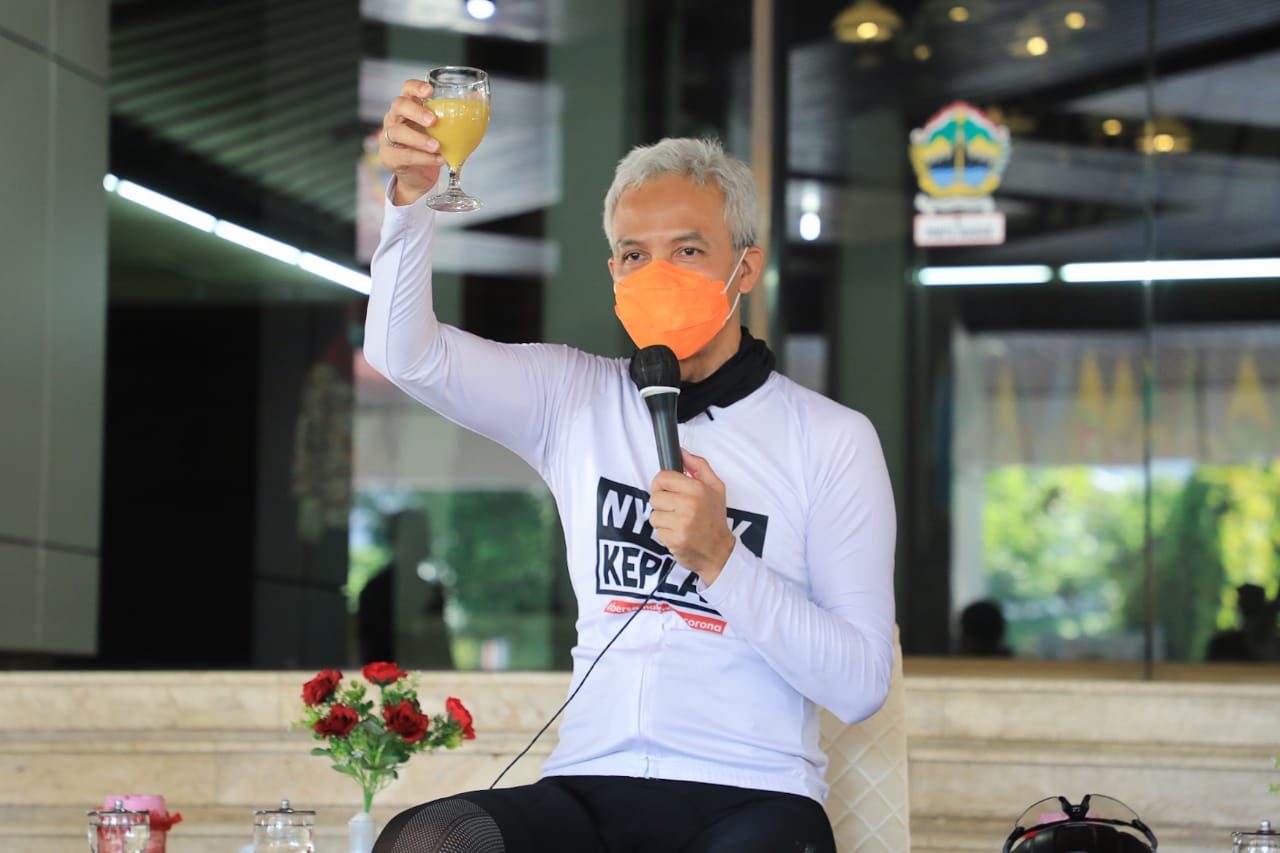 Launching Gerakan Minum Jamu, Ganjar : Jamune Payu, Awake Dewe Sehat