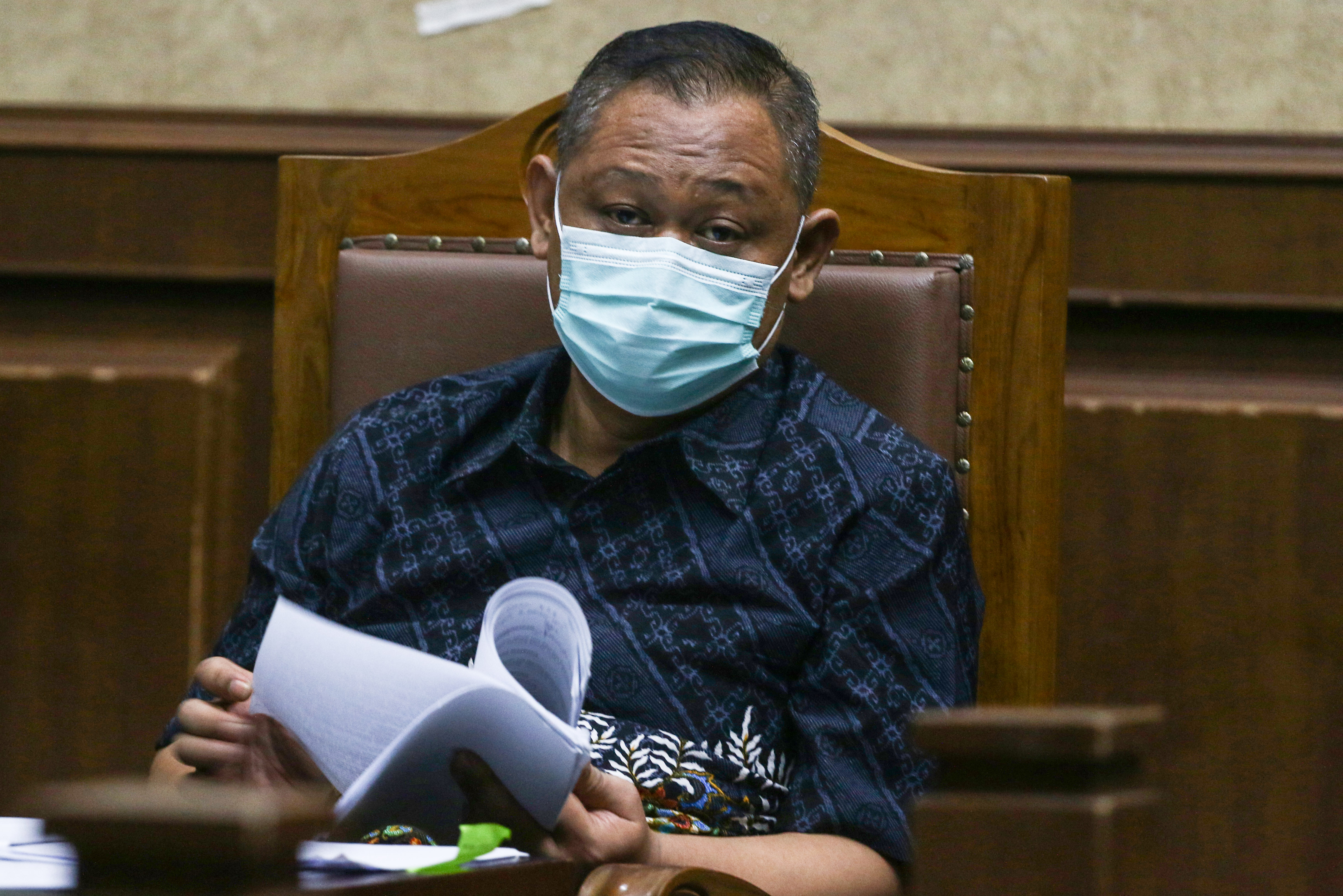  Terdakwa kasus korupsi Bantuan Sosial (Bansos) COVID-19 Matheus Joko Santoso