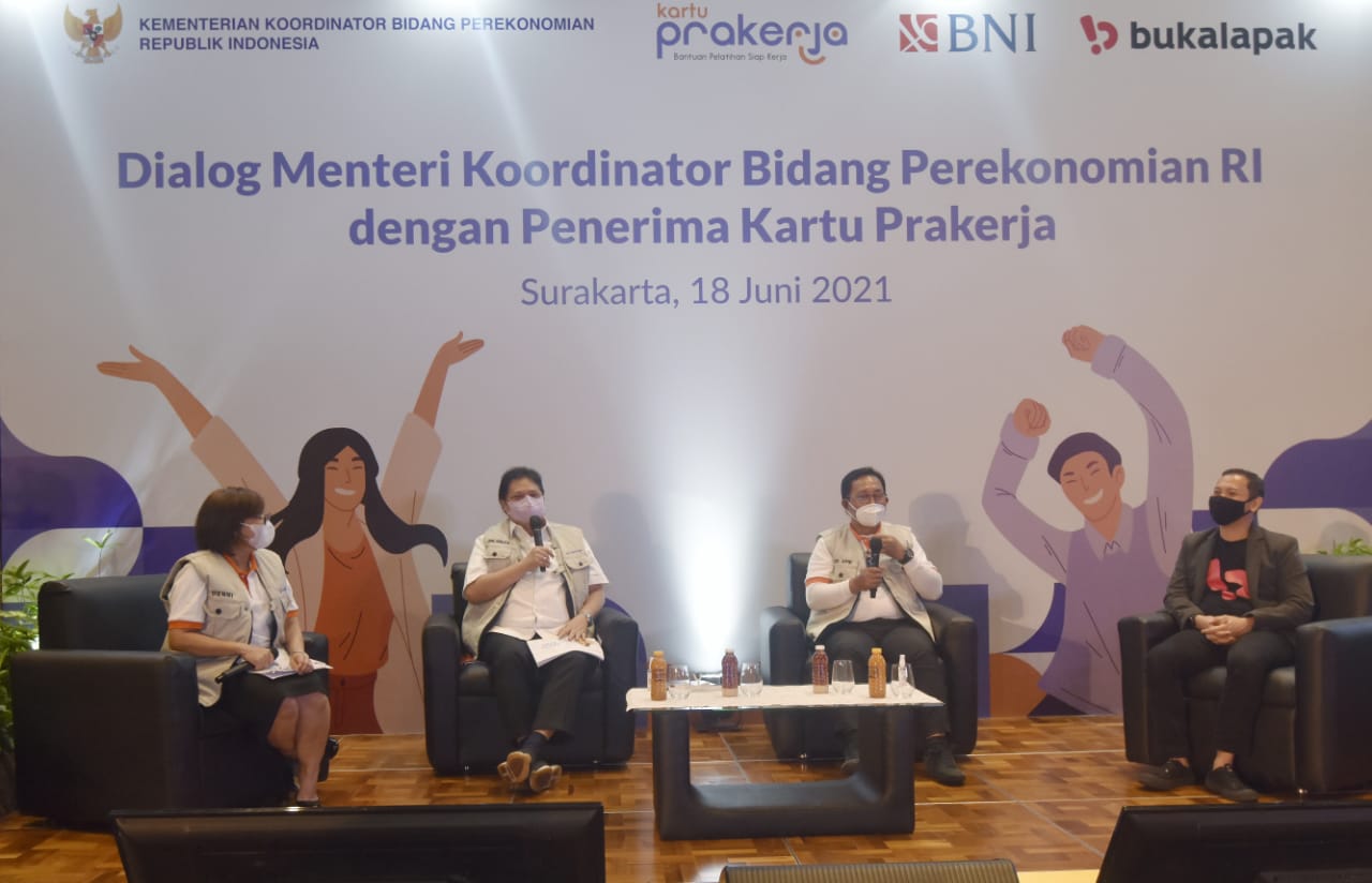 Airlangga Kagum dengan Alumni Prakerja Penyandang Disabilitas