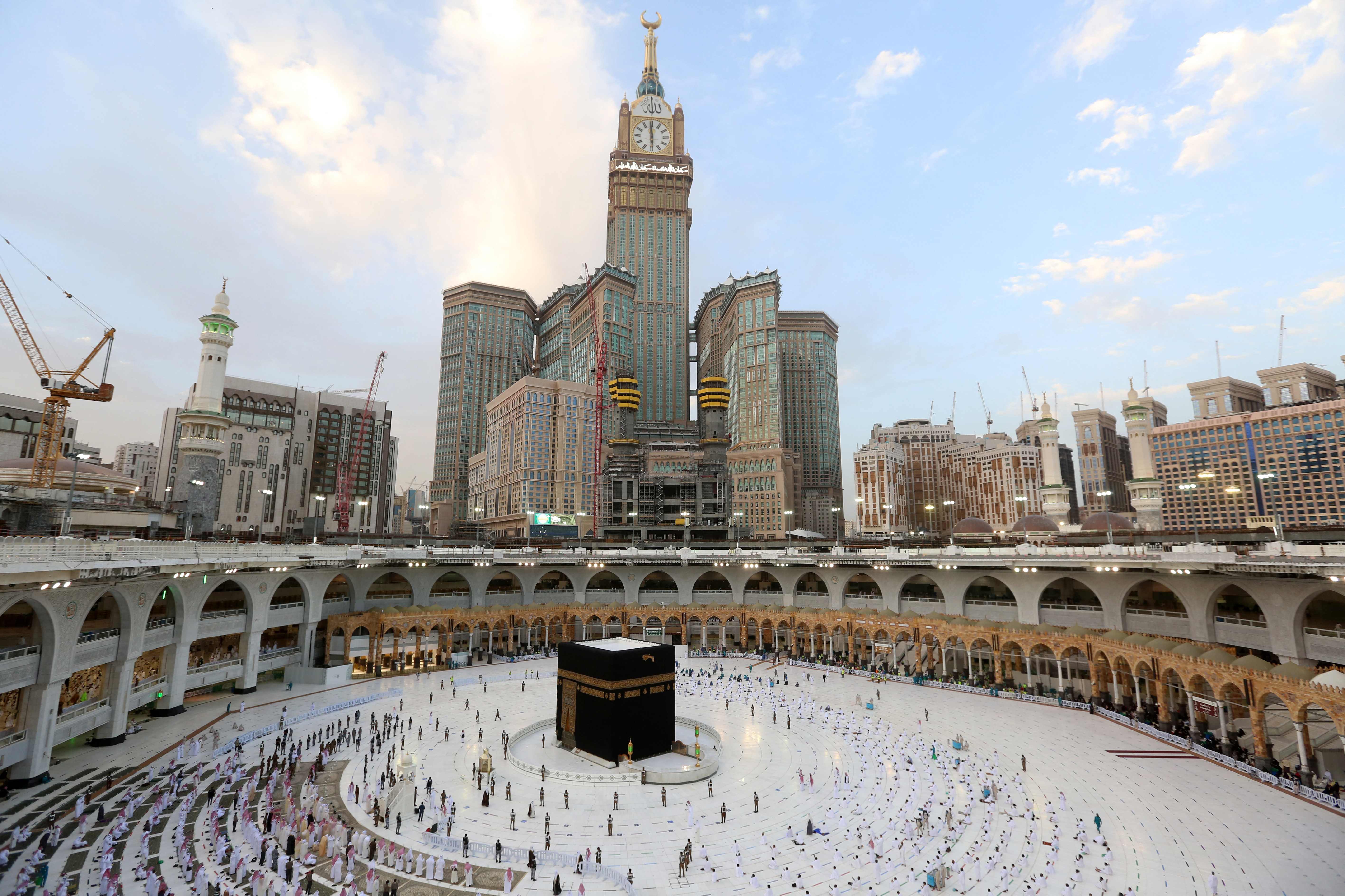 Suasana Masjidil Haram di Kota Mekkah, Arab Saudi