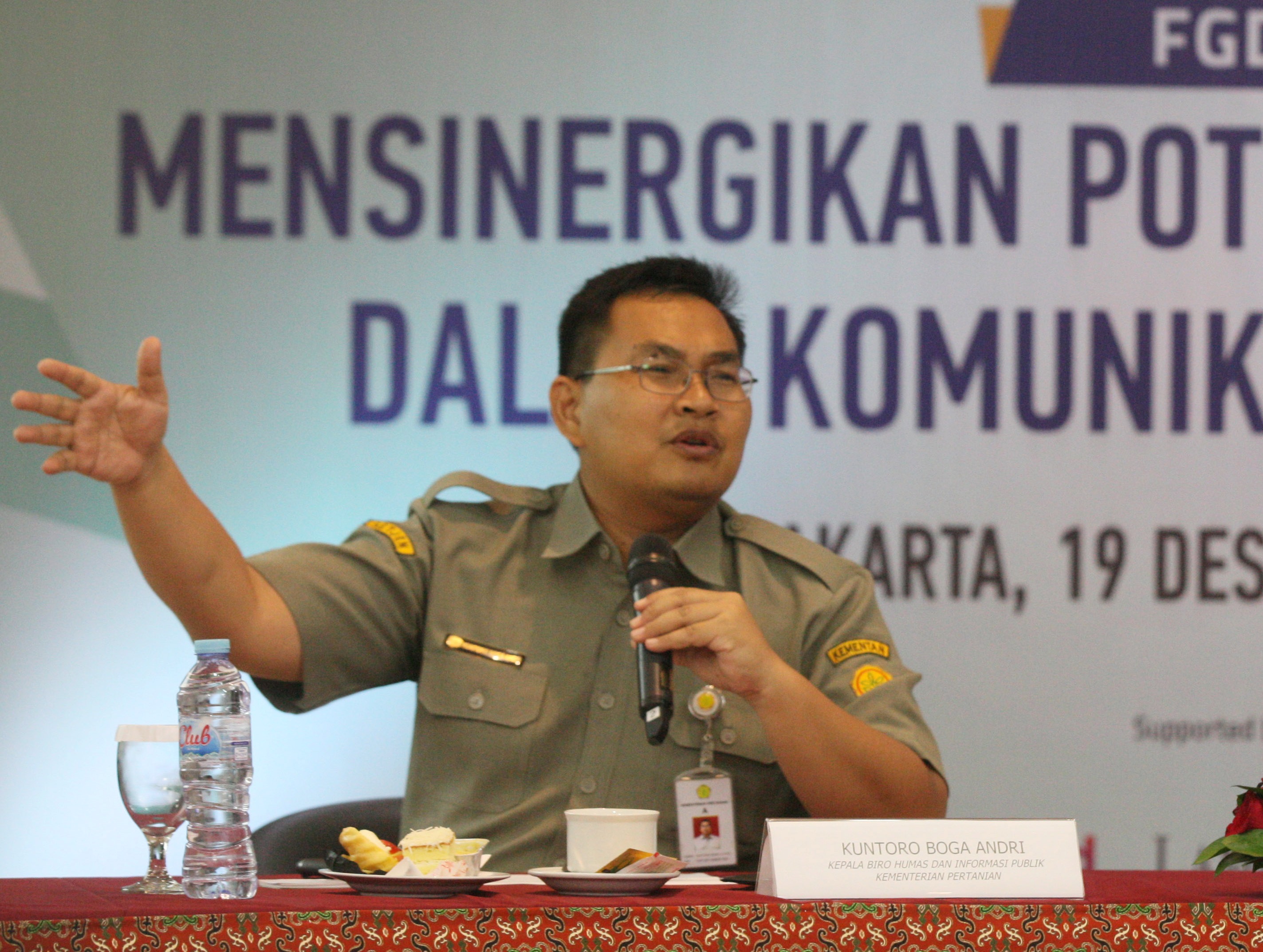 Kepala Biro Humas dan Informasi Publik Kementerian Pertanian (Kementan) Kuntoro Boga Andri.